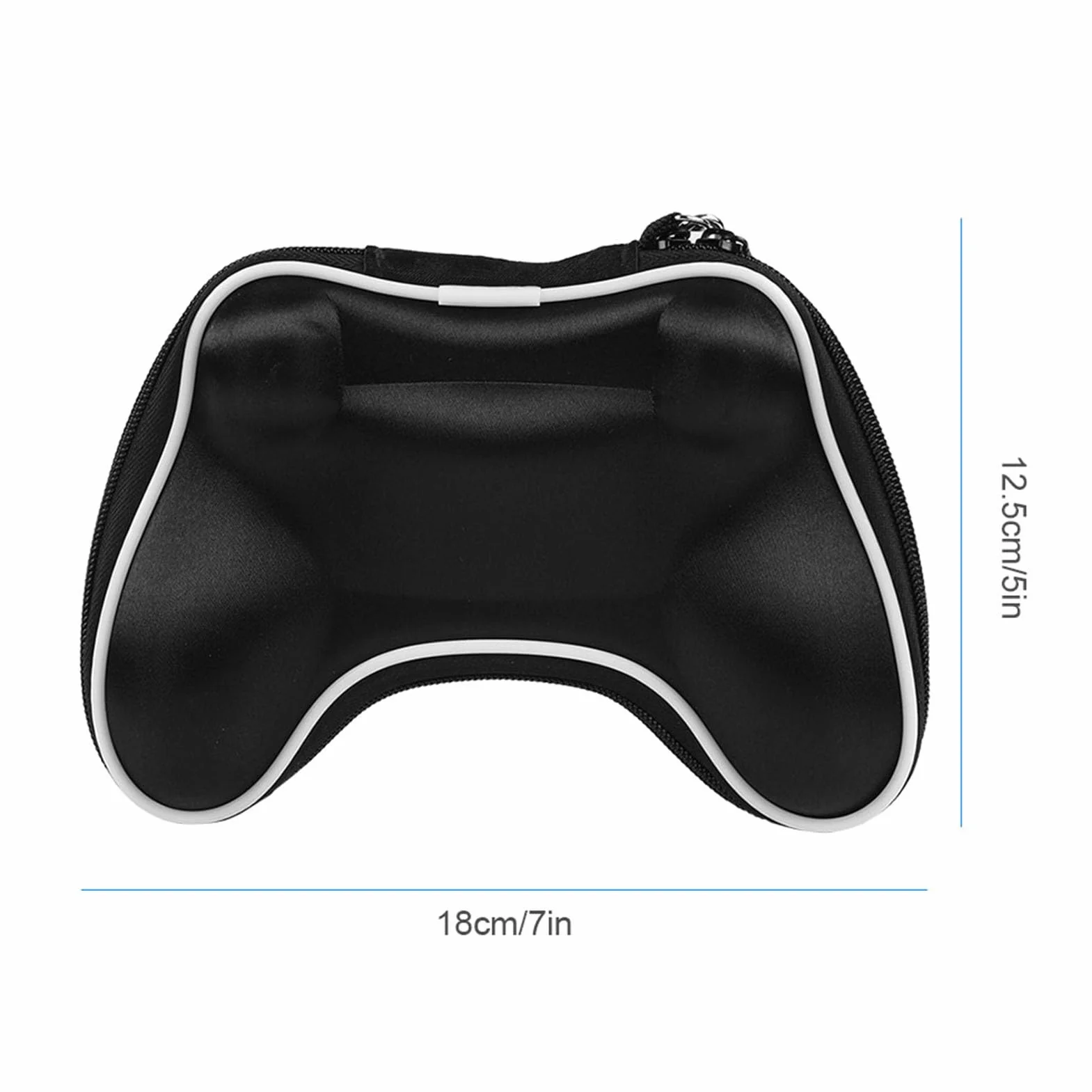 Annadue przenośna torba na kontroler , odporna na wstrząsy torba podróżna do 4 kontroler Gamepad, mocna i trwała (czarna)