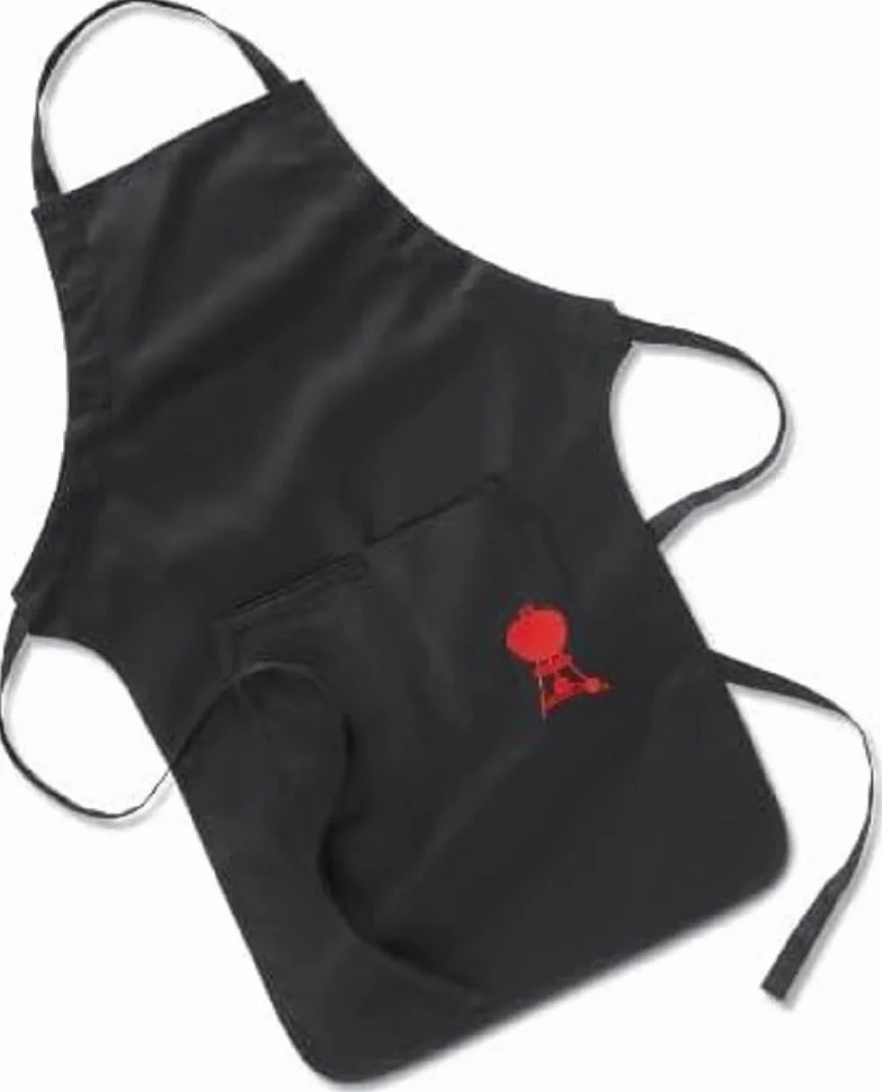 Weber Fartuch do grillowania Długi Czarny 100% bawełna regulowany rozmiar