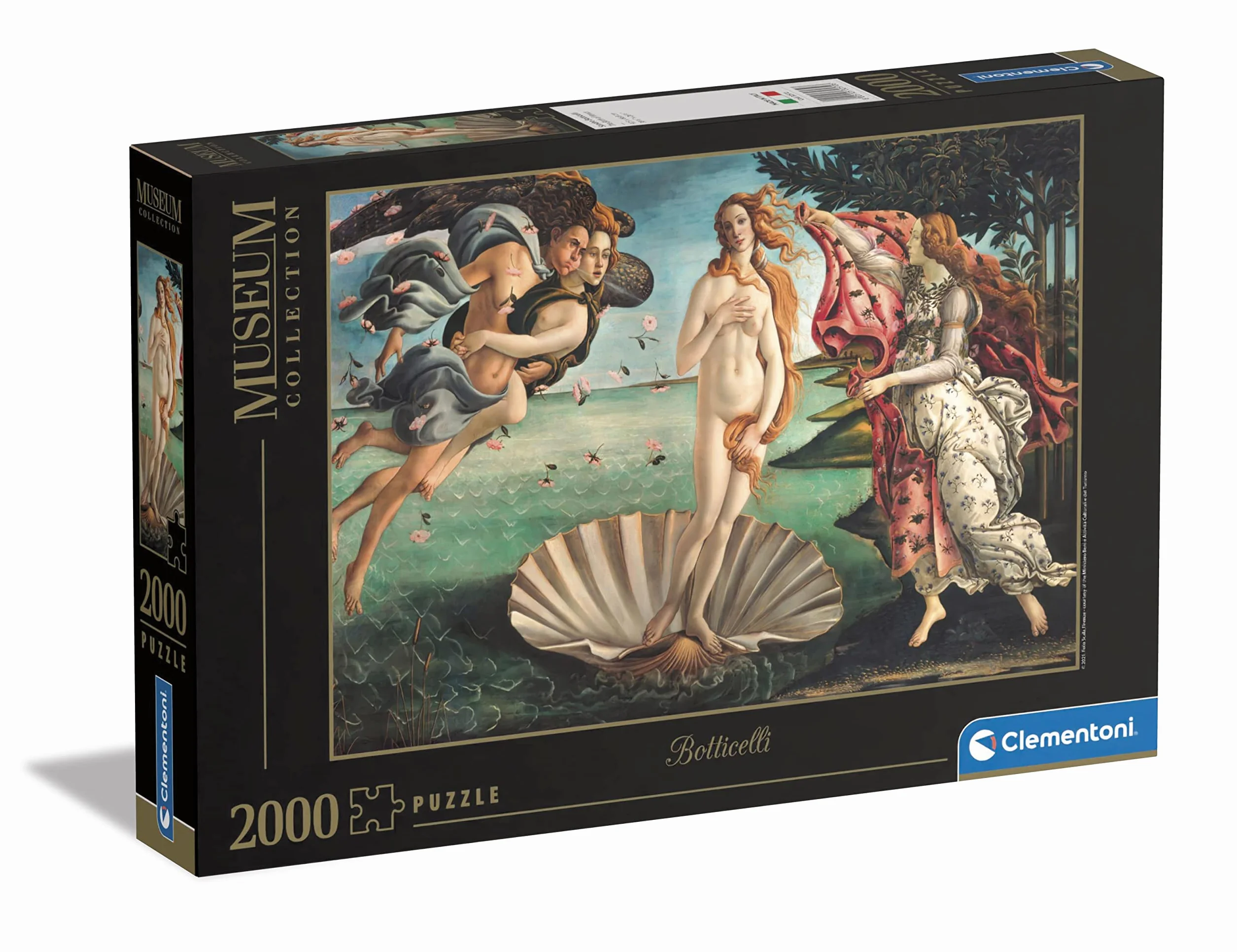 Clementoni - 32572 - Museum Collection Puzzle - Birth Of Venus - 2000 Elementów - Puzzle Dla Dorosłych