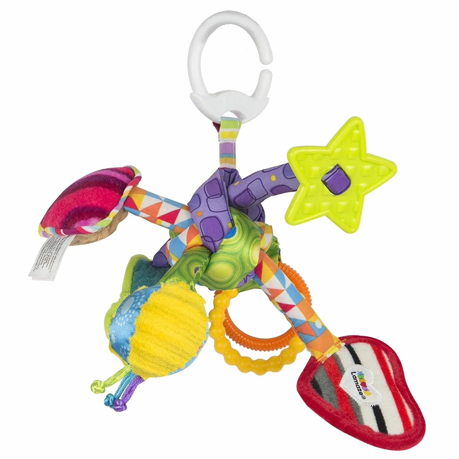LAMAZE L27128 Tug and Play Knot Baby Toy