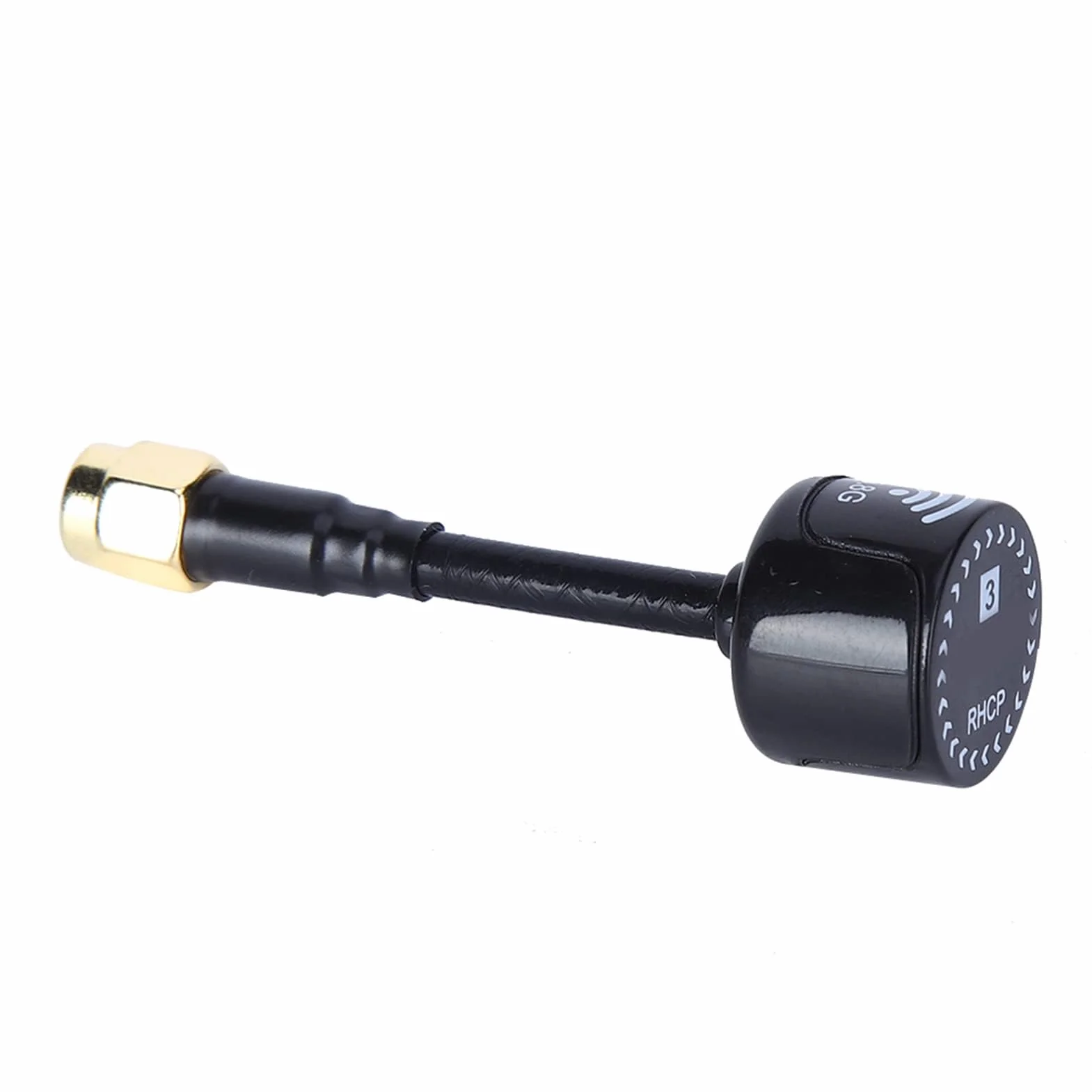 5,8 GHz Antenne, 3DBI LHCP Wysokie wzmocnienie ABS 5325-5945 MHz Kierunkowa antena wysoko wydajna dla dronów wyścigowych RC RC Partie części zamienne (RP-SMA Inner Holez)