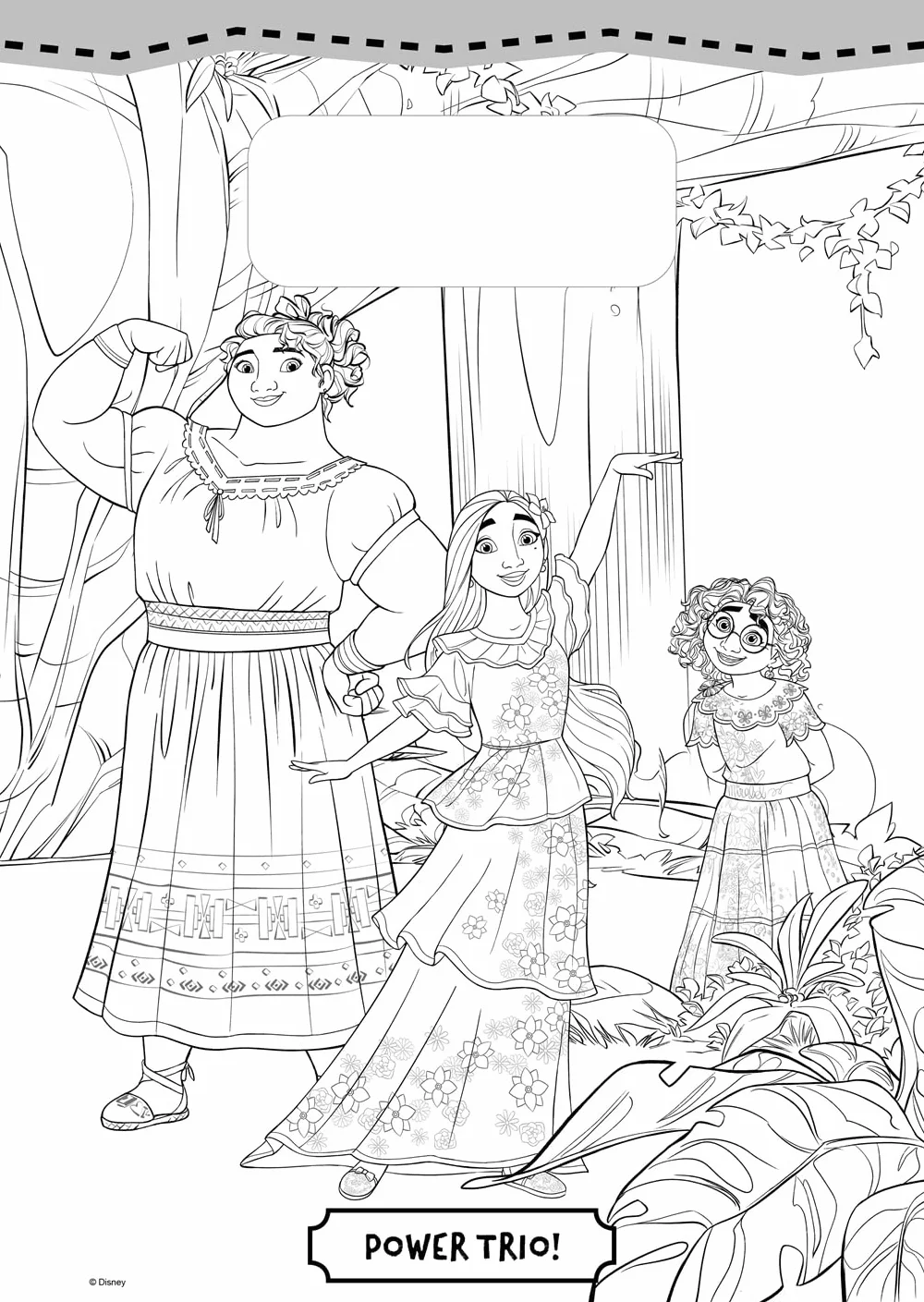 Disney Encanto: Tear Off Colouring