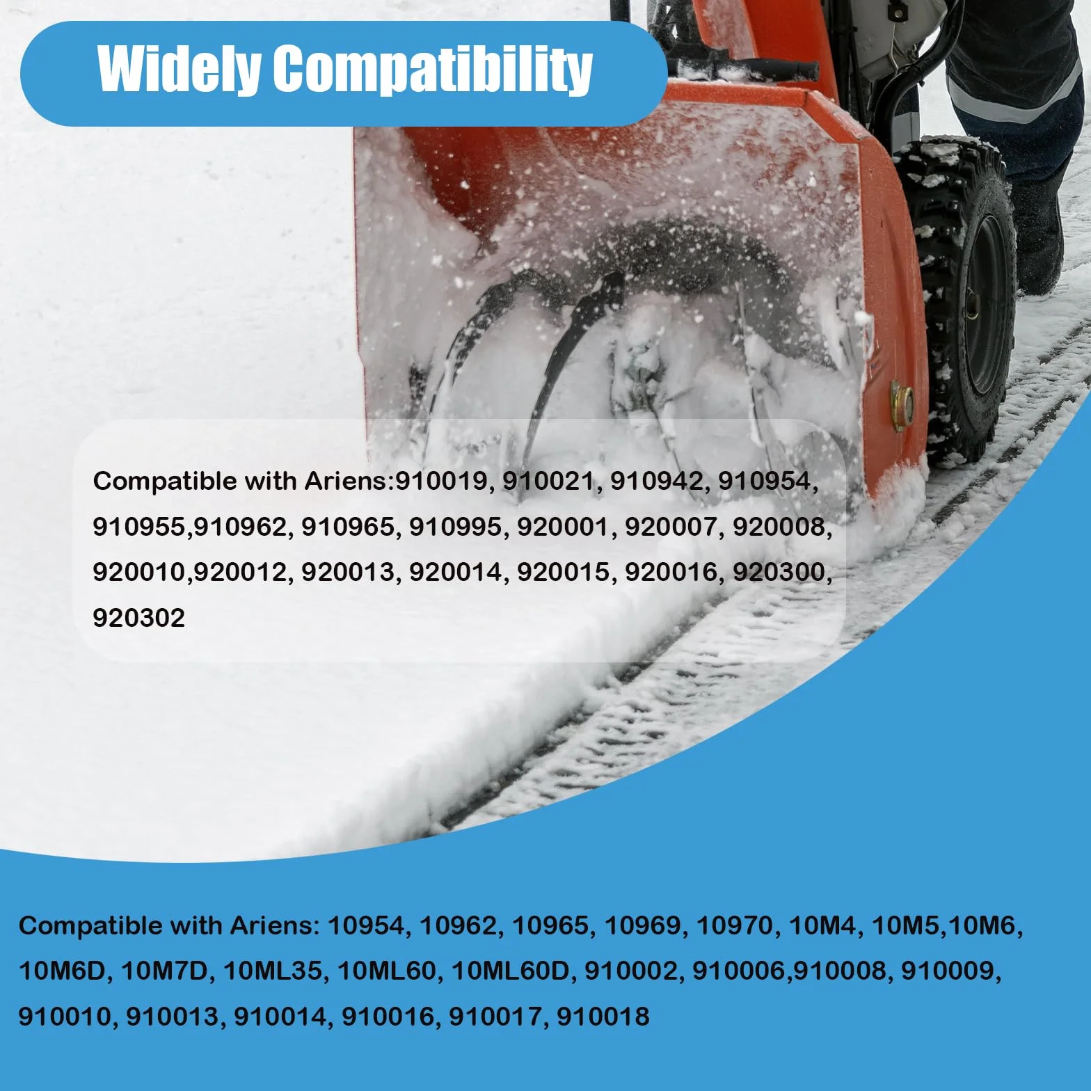 Tarcza napędowa dmuchawy do śniegu kompatybilna z Ariens 00170800, 00300300, 1720859, AM122115, 741316, Snapper, Troy Bilt