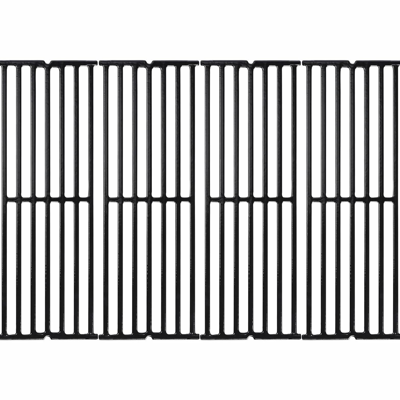 Żeliwne ruszty do grilla Broilking Huntington 44x16 cm części zamienne Baron 490 420 Broilmate Sterling Napoleon LEX 485 4 sztuki