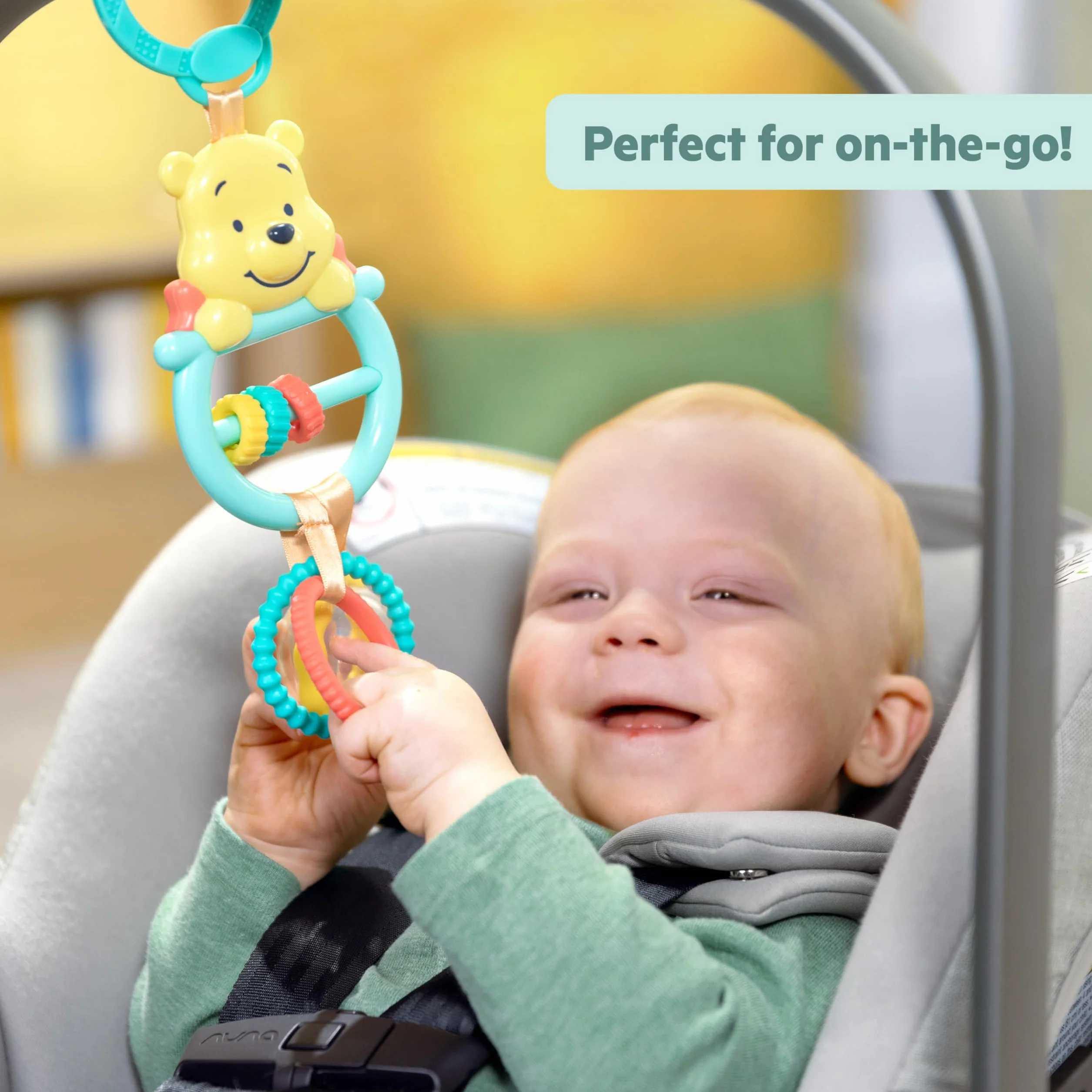 Bright Starts, Disney Kubuś Puchatek zabawka aktywna, uniseks, dla noworodków i starszych dzieci