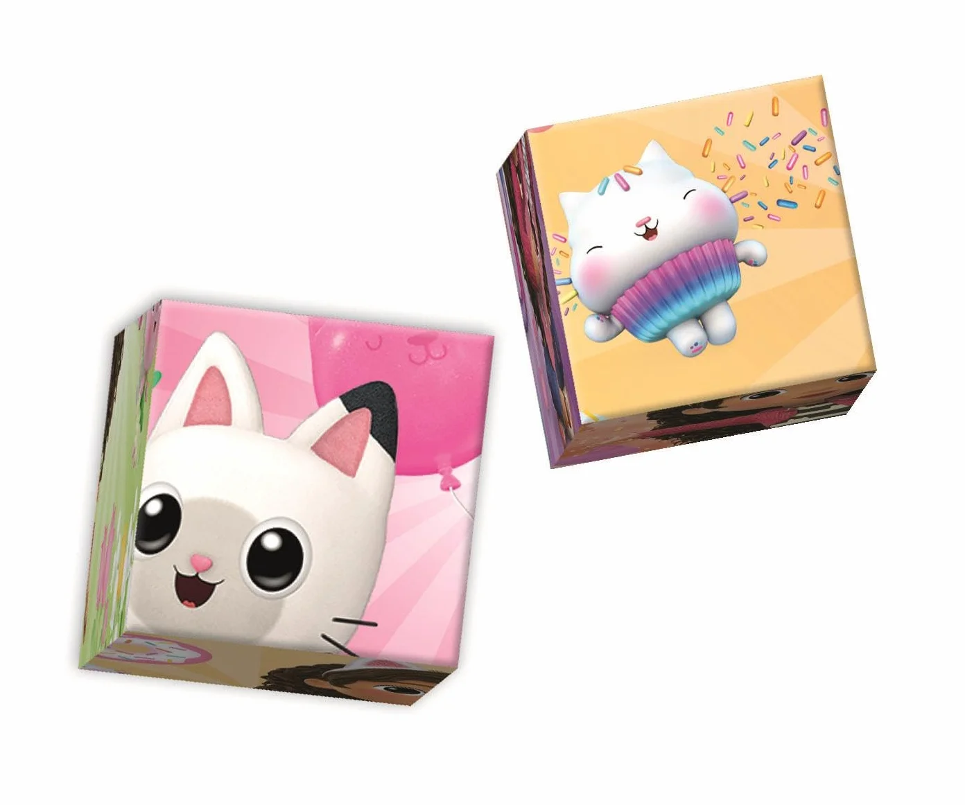 Clementoni Edukit 4 w 1 Gabby's Dollhouse - kolekcja gier dla dzieci w wieku przedszkolnym od 3 lat - w zestawie 2 puzzle, gra memo i puzzle, 18319