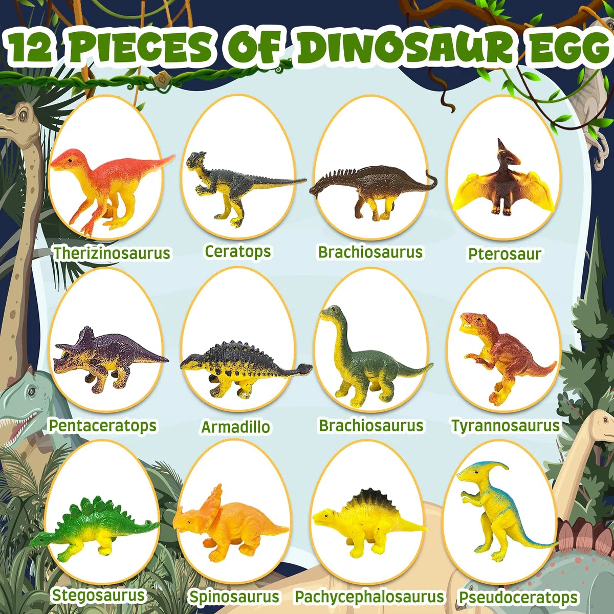 Jajka Dinozaurów Do Wykopania, 12 Sztuk, Dinozaur Zabawka dla dzieci 4 5, 6, 7, 8, 9, 10 lat, Rekwizyty Na Urodziny, Boże Narodzenie, Prezent Dinozaurowy