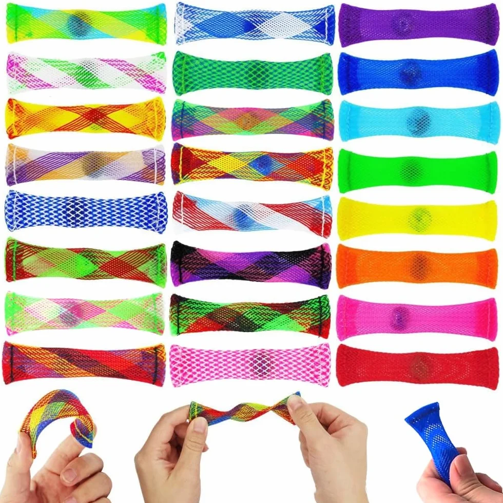 Antystresowe gadżety fidget marmurowe 18 sztuk redukcja stresu koncentracja