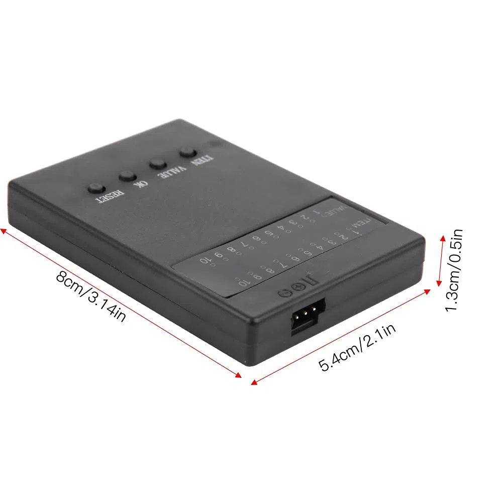 Karta programowania VGEBY RC Brushless Esc, mocne akcesorium poprawiające wydajność dla modelu samochodu RC 1/10 Brushless Esc Karta programowania modelu samochodu zabawka
