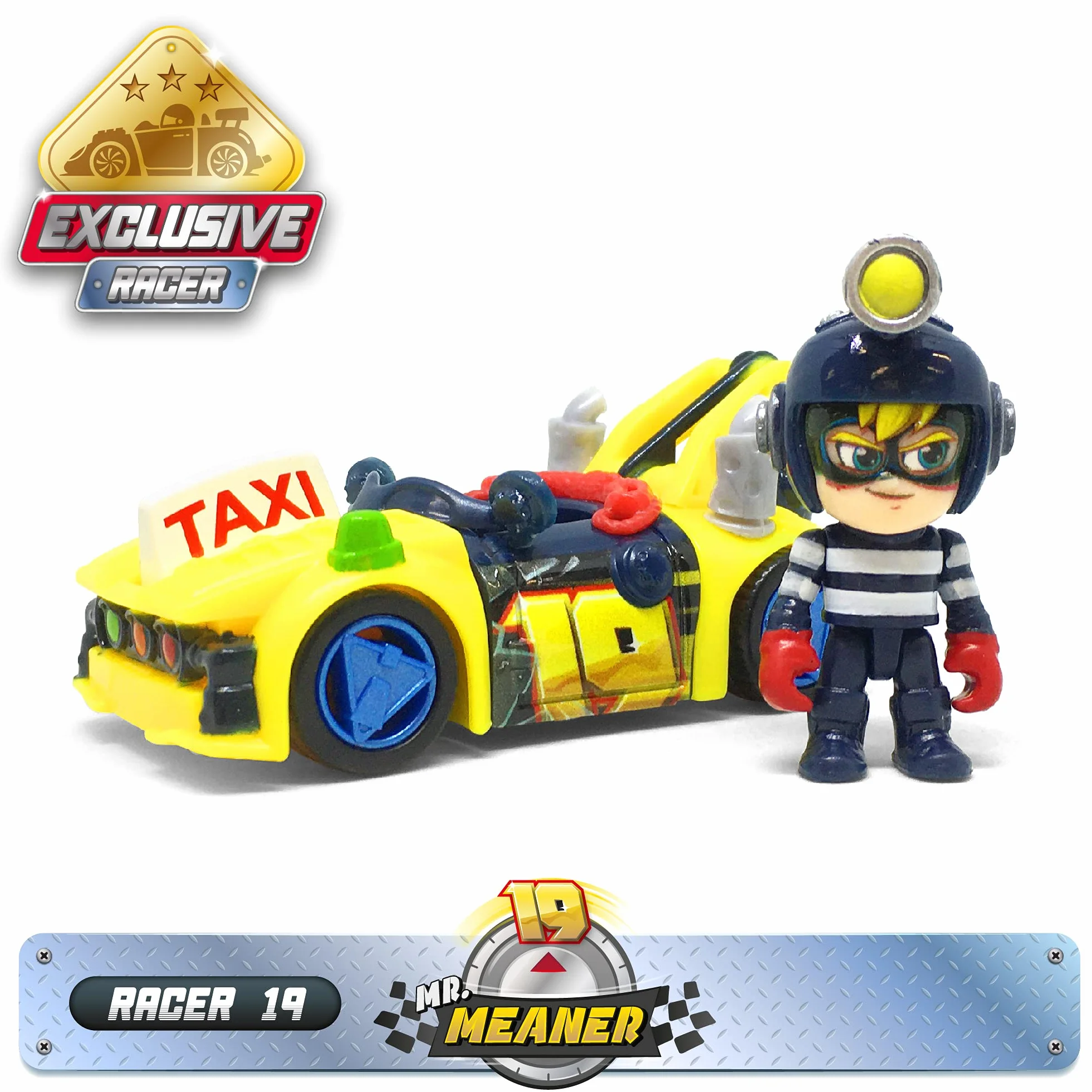 T-RACERS Turbo Crane – Dźwig ze szczypcami, ekskluzywny kierowca i auto oraz akcesoria. Tor dla zabawkowych samochodów.