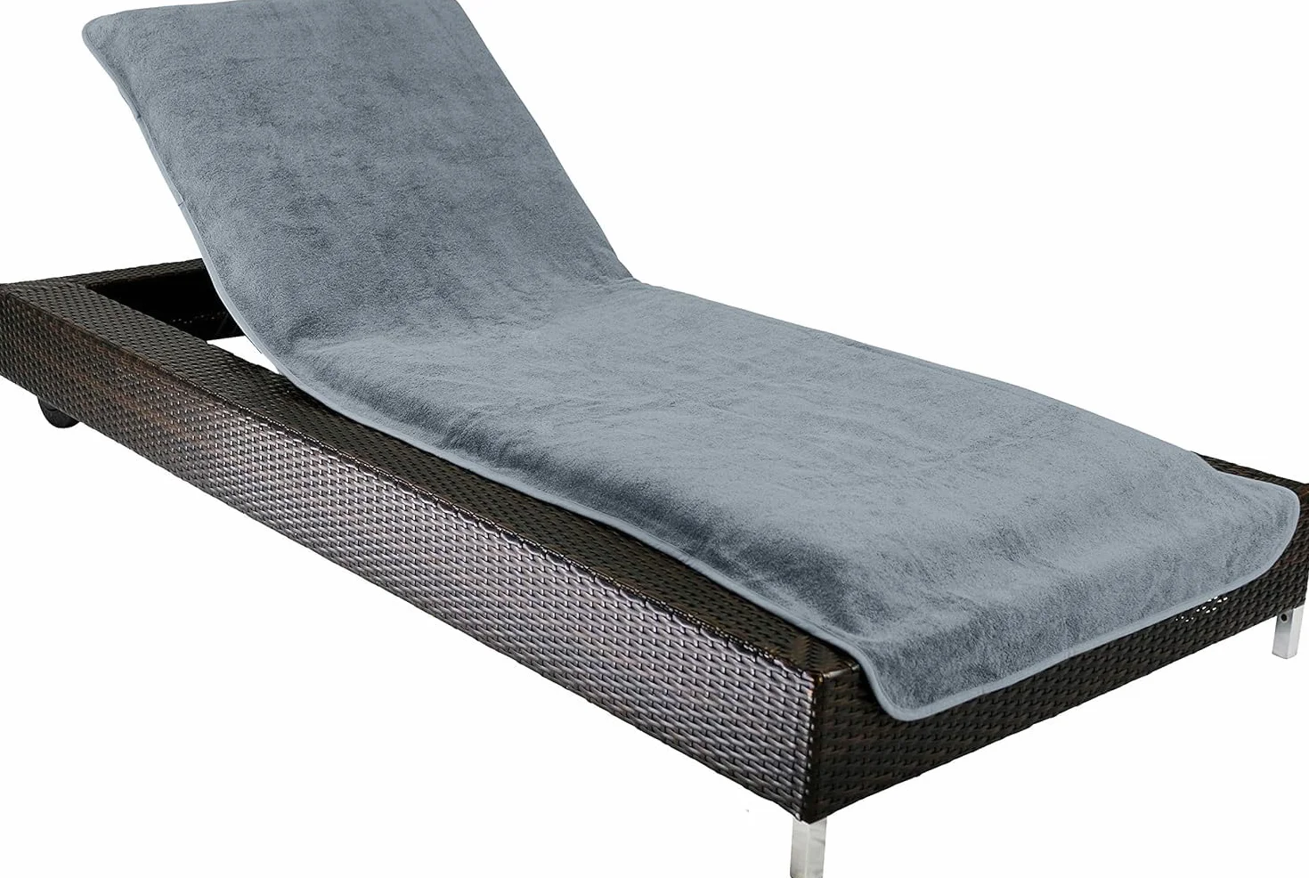 Brandsseller Pokrowiec ochronny na leżak ogrodowy 75 x 200 cm szary