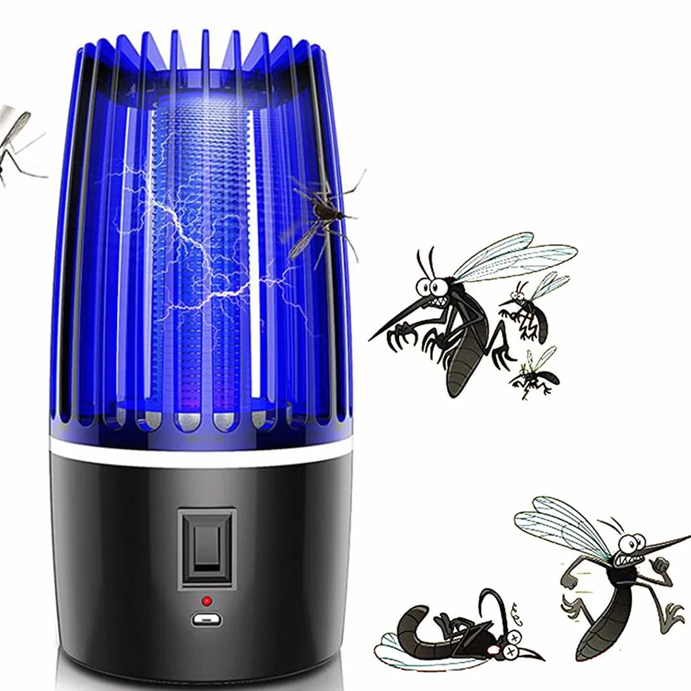Lampa LED Mosquito Killer Bug Zapper Insect Pest Repeller Anti Mosquito Fly Trap Camping Night