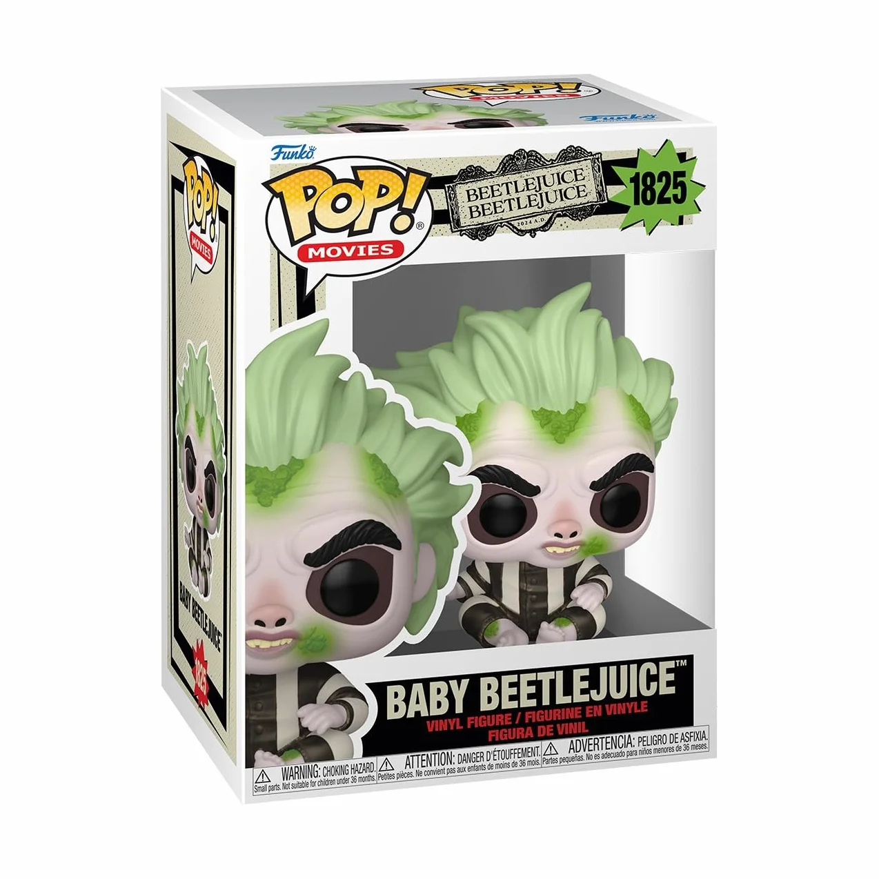 Funko Pop! Filmy: Przebieg żucia 2 - Baby Beetlejuice - Figurka z winylu kolekcjonerskiego - pomysł na prezent, oficjalny towar - zabawki dla dzieci i dorosłych - fanów filmów