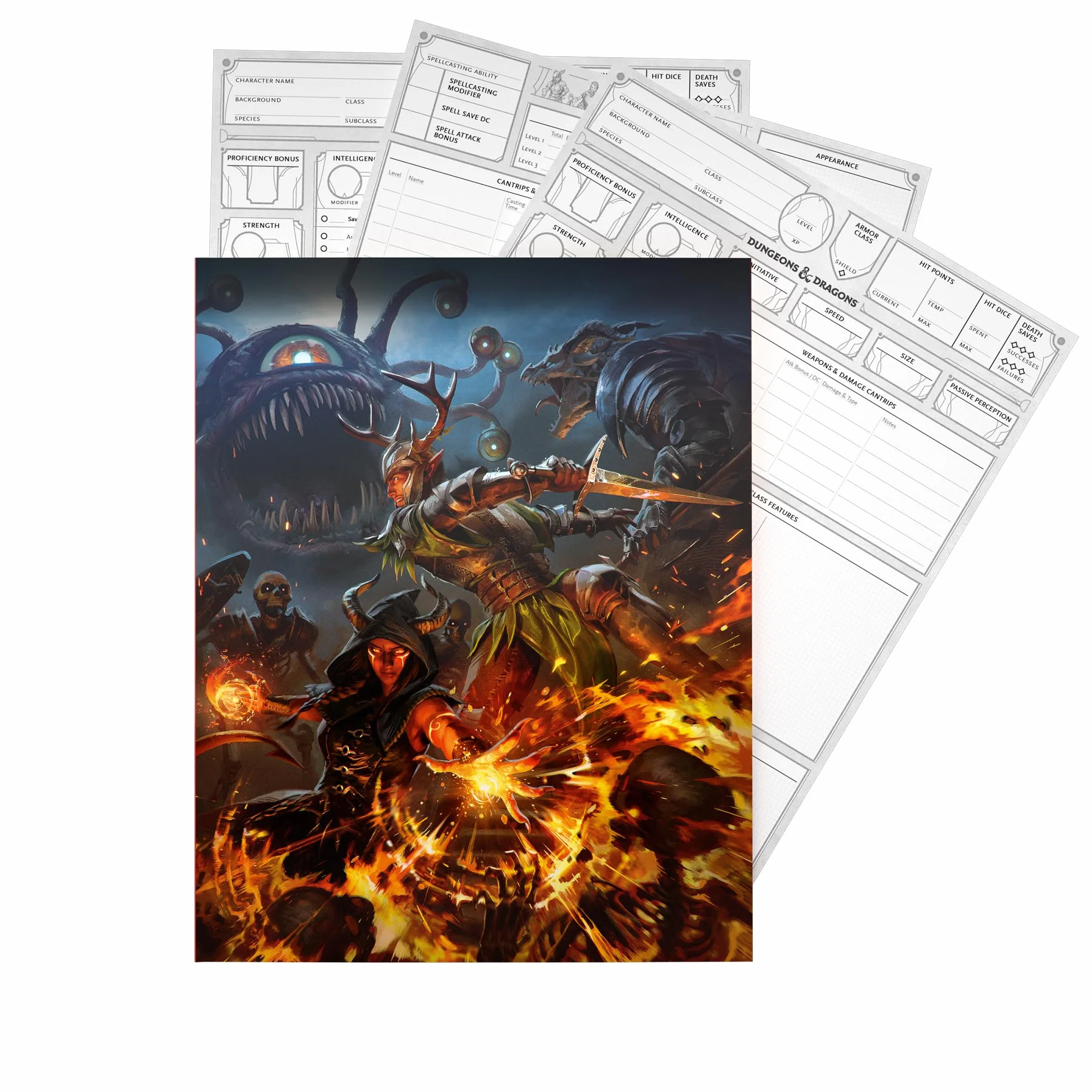 2024 Character Sheets (Dungeons & Dragons Player Accessories)