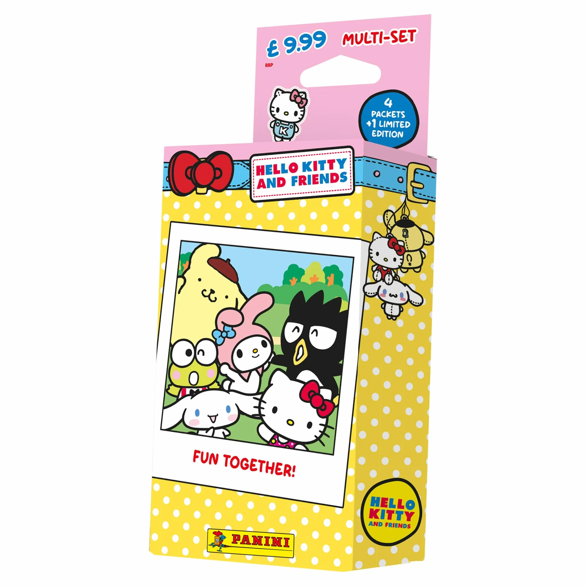 Panini Hello Kitty & Friends Trading Cards Blister 3 kieszenie premium + 1 karta limitowana