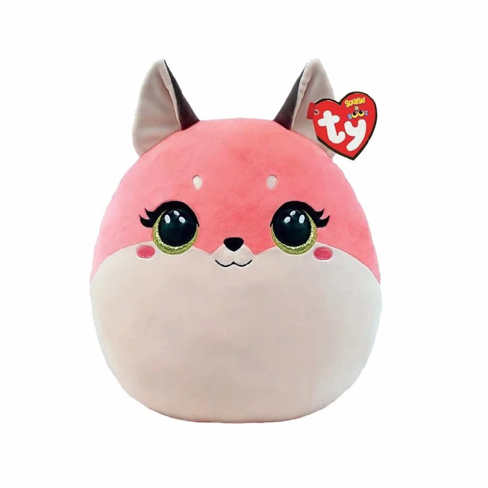 Ty Toys Squish a Boo Fox Roxie - 20 CM,Pink,2009155