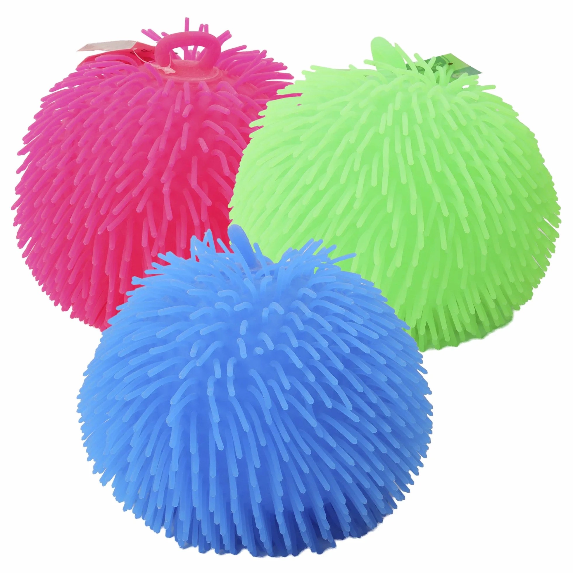 FLYPOP'S - Swiecaca Pilka Jez - Gra Kermesse - 038093 - Wiele Kolorów - Plastik - Puffer Ball - Urodziny - Gra na Przerwe - 22 cm22 cmOd 3 lat