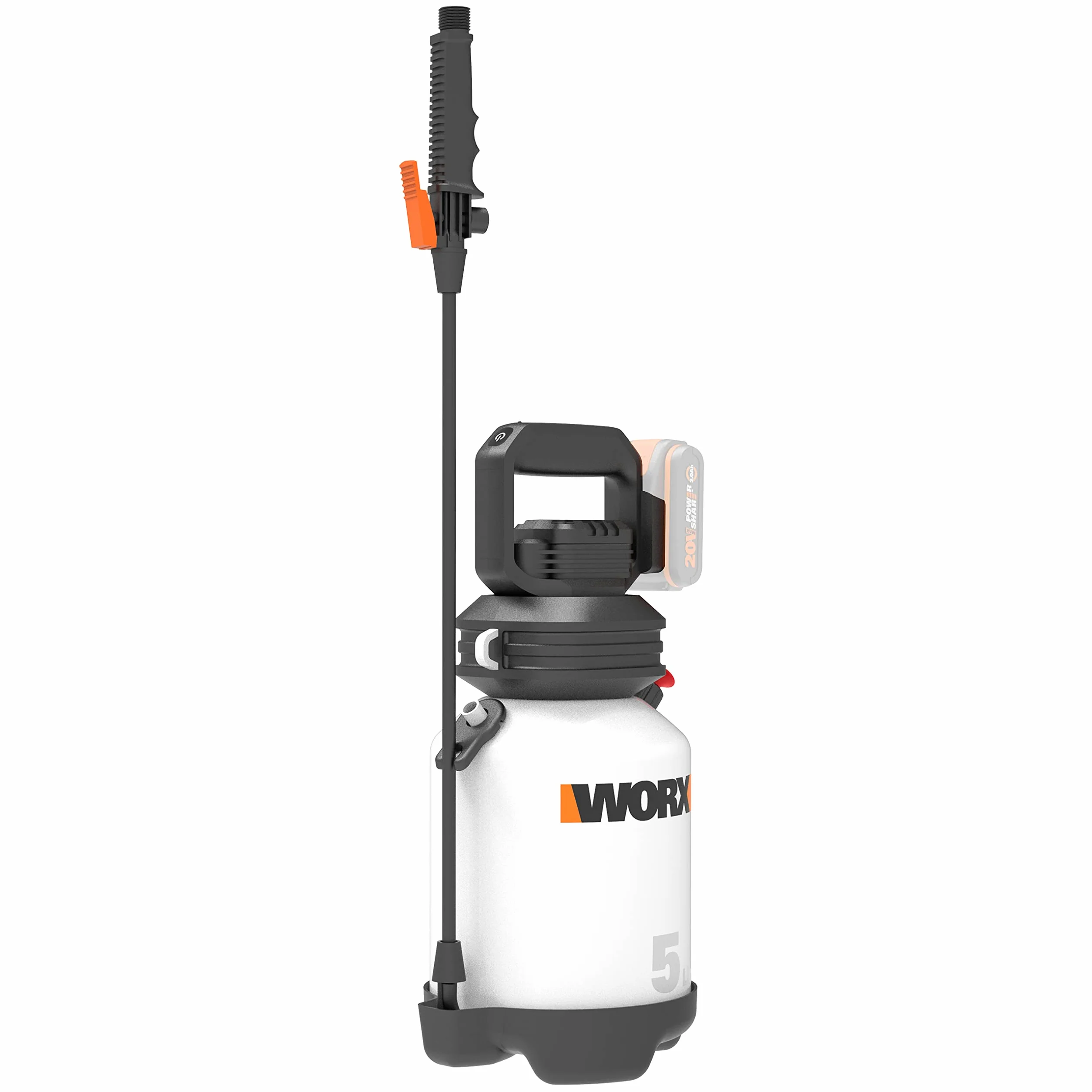 WORX WG829E.9 Akumulatorowy Opryskiwacz Ciśnieniowy 20 V Powershare 5 L