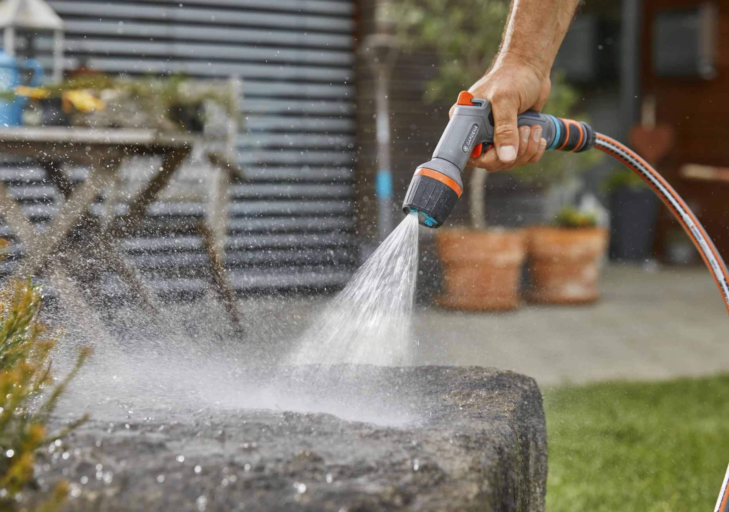 Gardena Pistolet zraszający Comfort ecoPulse™ 18304-20 z blokadą i ochroną przed zamarzaniem
