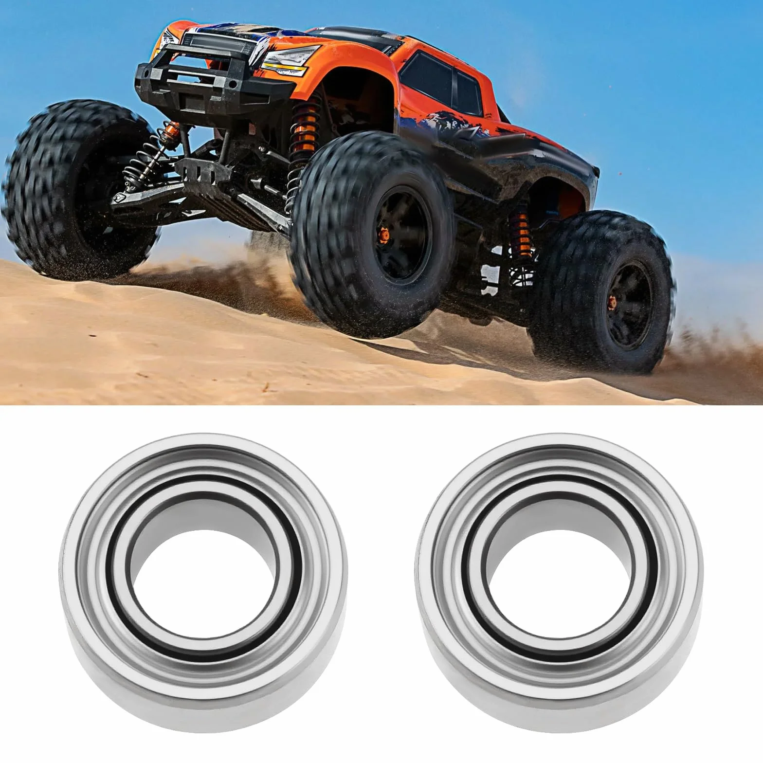 10 szt. Mr63-Zz 3 x 6 x 2,5 mm RC model łożyska samochodowe kompatybilne z ostrzami Align H1155 kompatybilne z E-Flite EFLH1115L