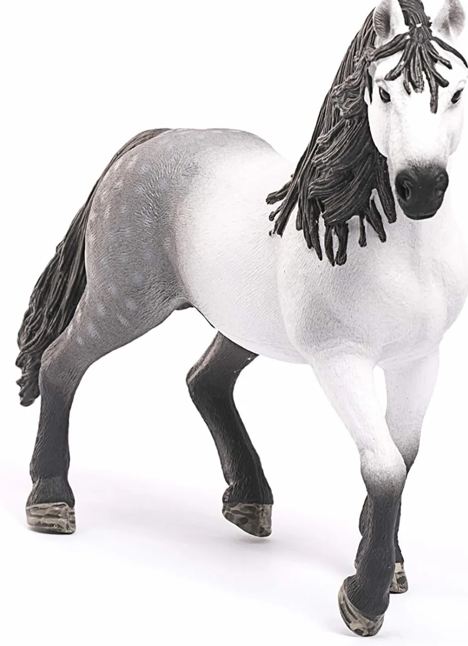 schleich HORSE CLUB | Ogier andaluzyjski 13821 | realistyczny koń schleich | idealny prezent dla dziewczynek i chłopców | zabawka z koniem schleich dla dzieci od 5 lat | 14 x 4 x 11 cm