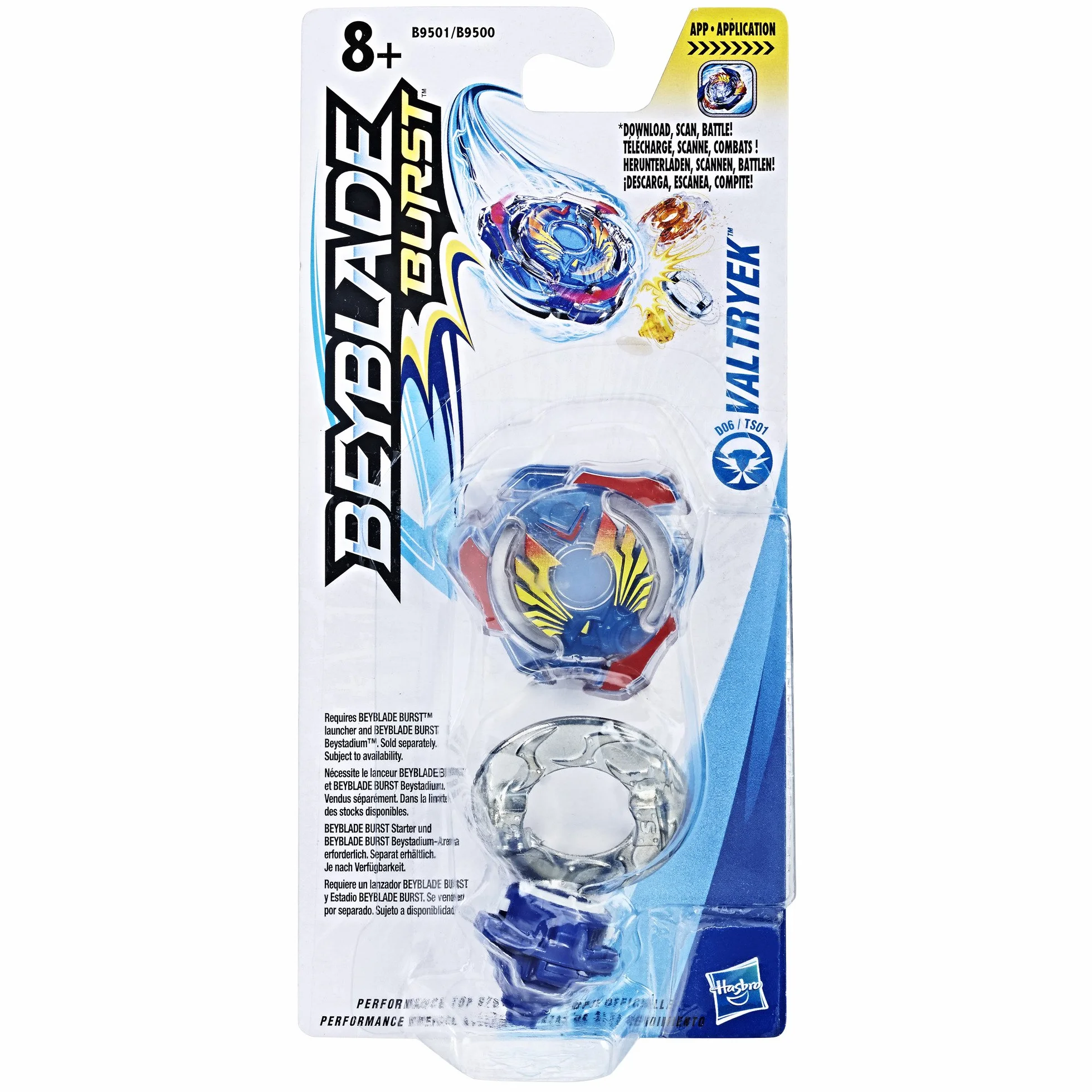 Hasbro Beyblade Burst B9501ES0 - Single Top Valtryek, bączek