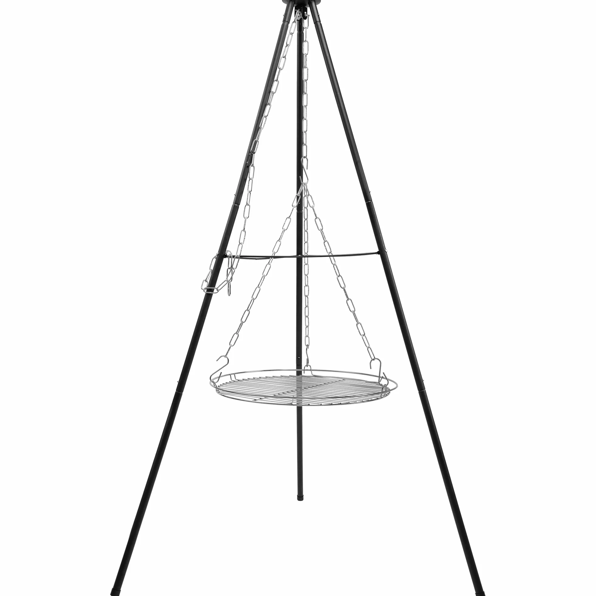BROWIN trójnożny stelaż do grillowania 150 cm średnica 50 cm czarny