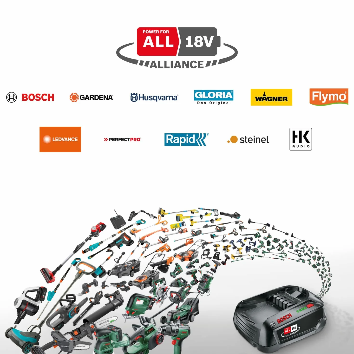 Bosch Kosiarka akumulatorowa ROTAK18V2-38 38 cm 18 V 2 akumulatory