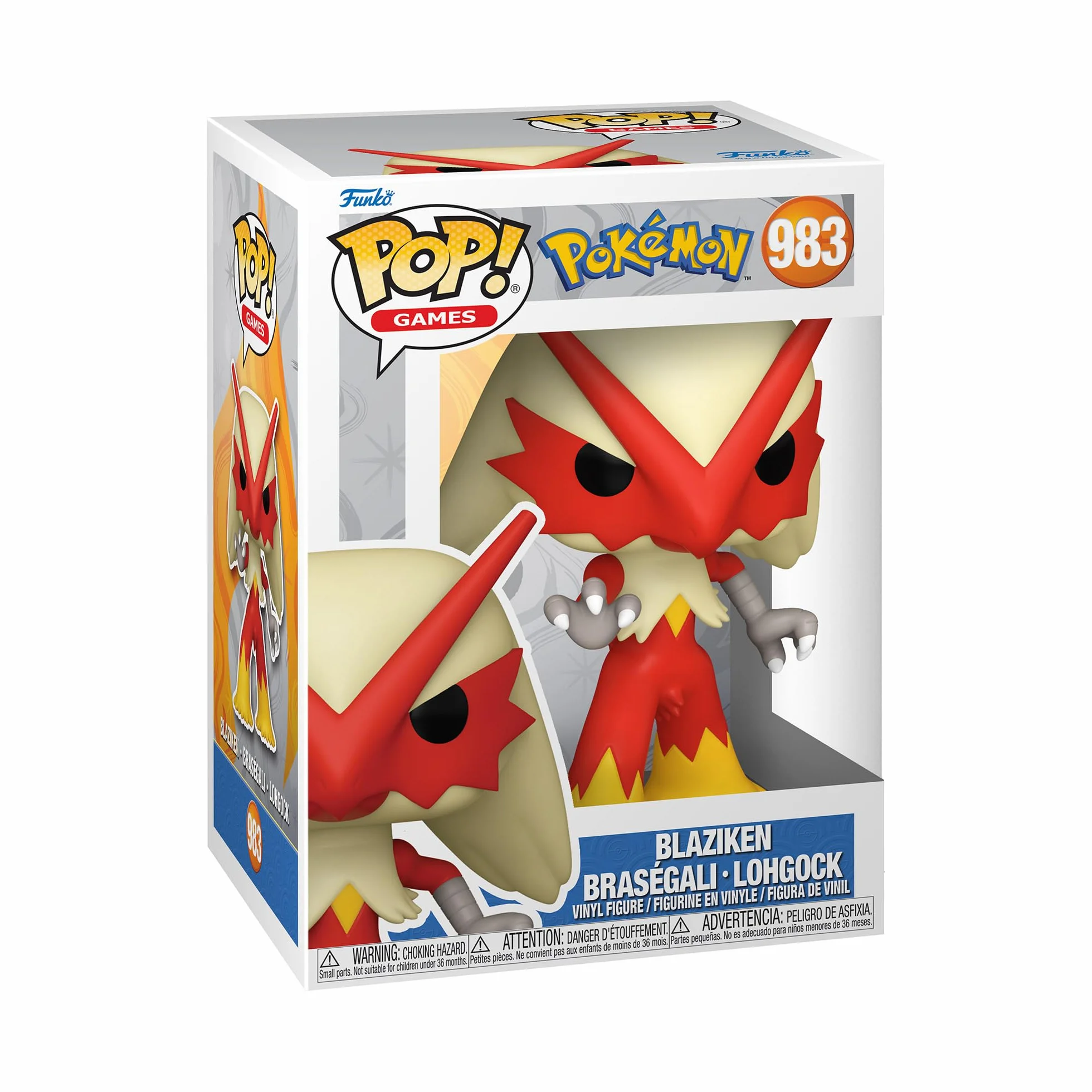 Funko POP! Games: Pokemon - Blaziken - Kolekcjonerska figurka winylowa - Pomysł na prezent - Oficjalny towar - Zabawki dla dzieci i dorosłych - Fani gier wideo