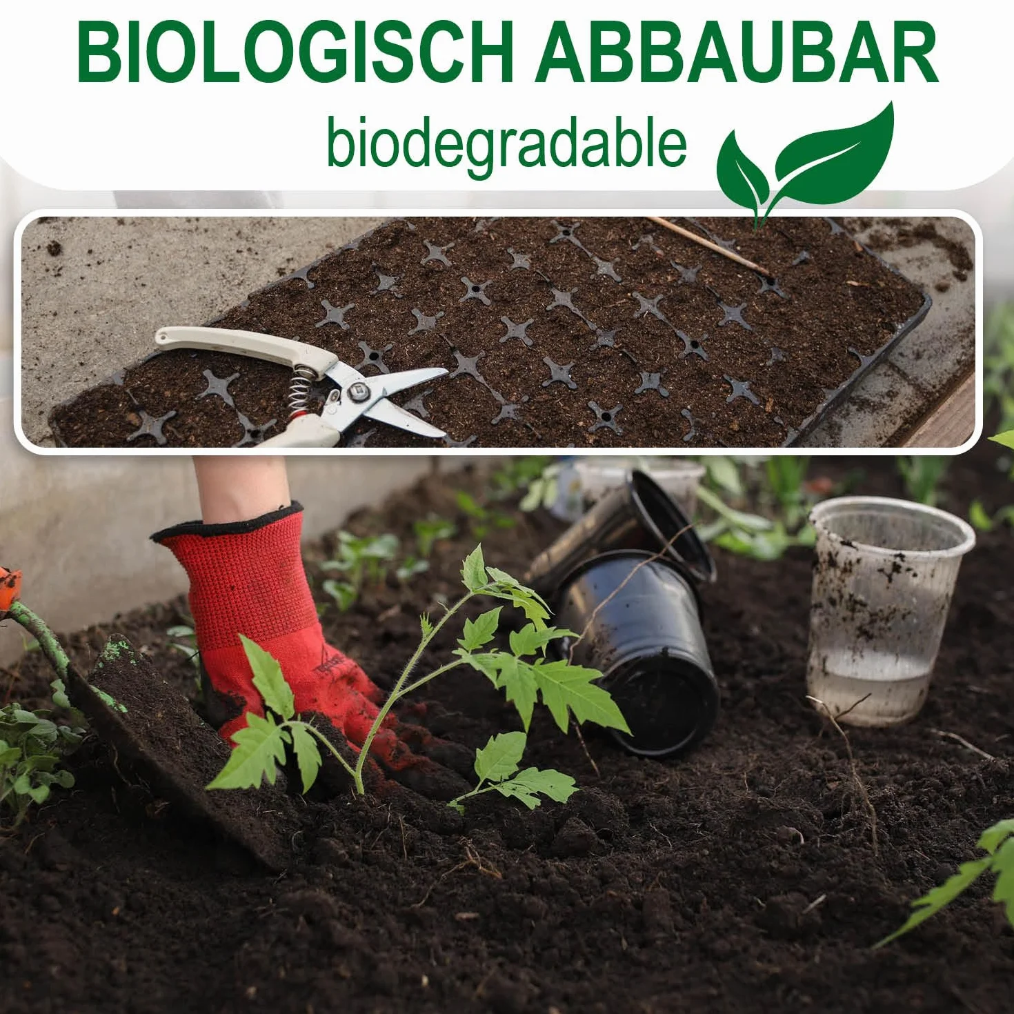 COM-FOUR® 10x ziemia do uprawy kokosa - biodegradowalne peczniejace plasterki kokosa - beztorfowe brykiety z prasowanego wlókna kokosowego na 10 litrów
