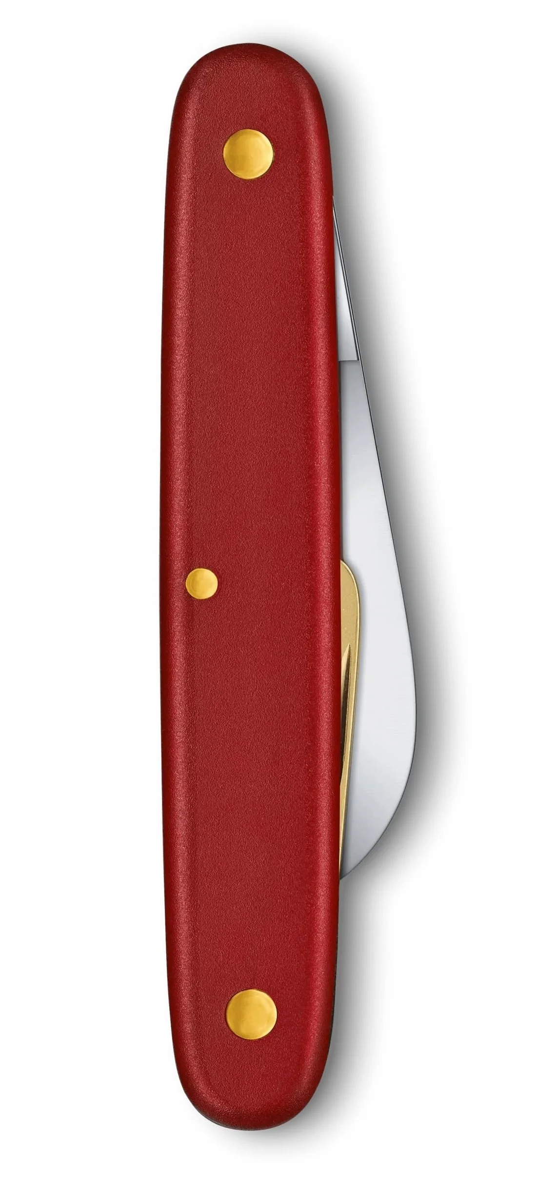 Victorinox Okulier-und Hakenmesser 3 Funktionen Klinge spitz gebogen Messing-Rindenlöser rot