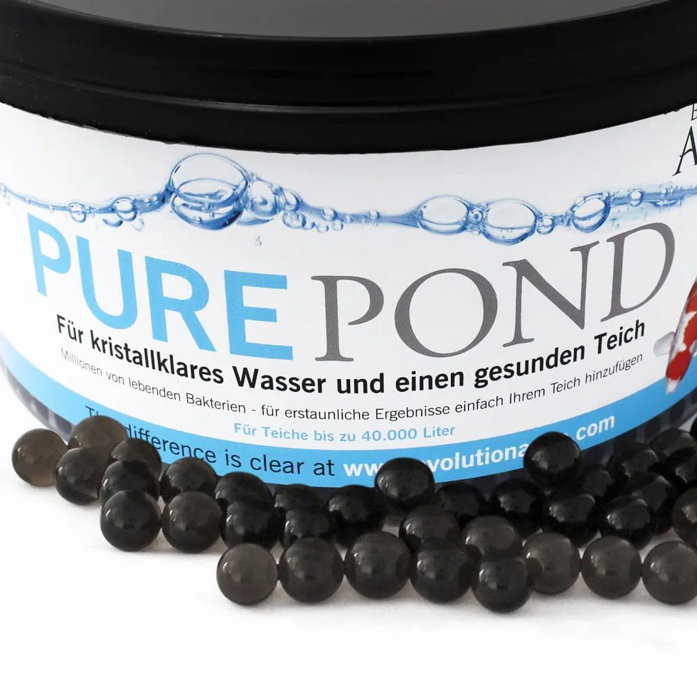 Evolution Aqua Pure Pond 2000 ml żółte kulki filtrujące bakterie biostarter do 40000 litrów