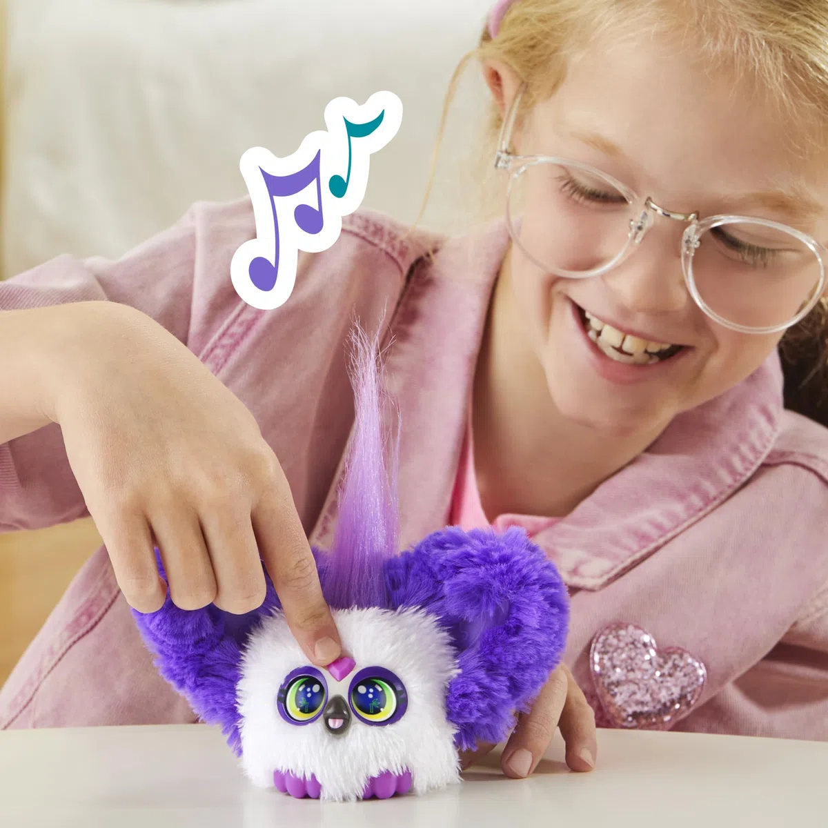 Furby Furblets Bam-Boo, miniaturowa, pluszowa, zabawkowa panda