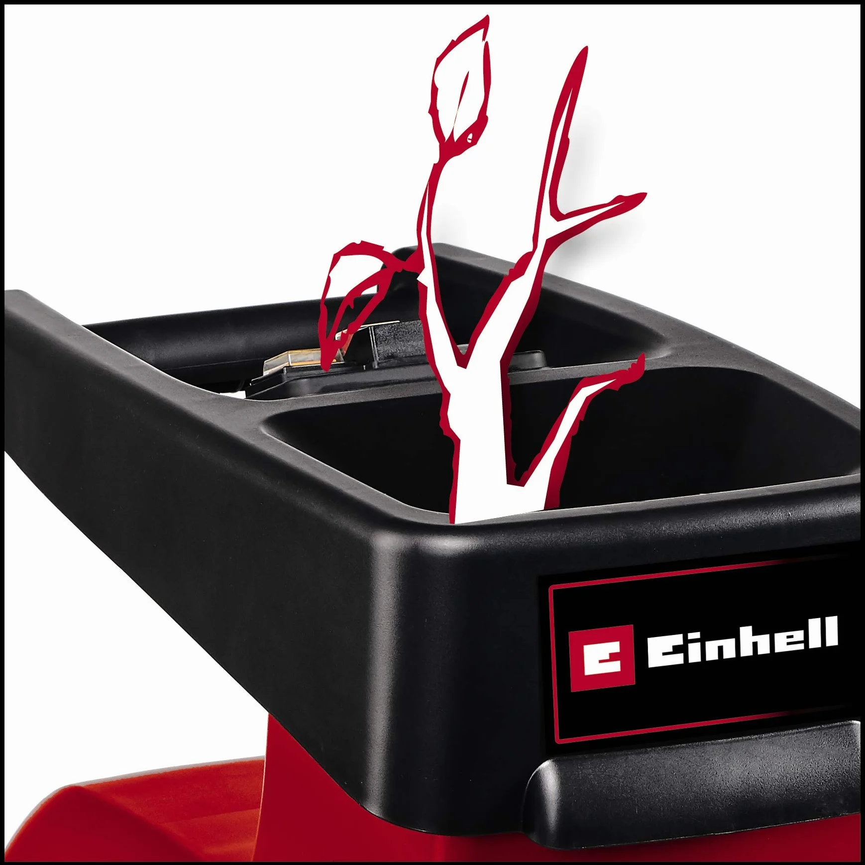Einhell GC-RS 60 CB Niszczarka 2800 W Czarny/Czerwony