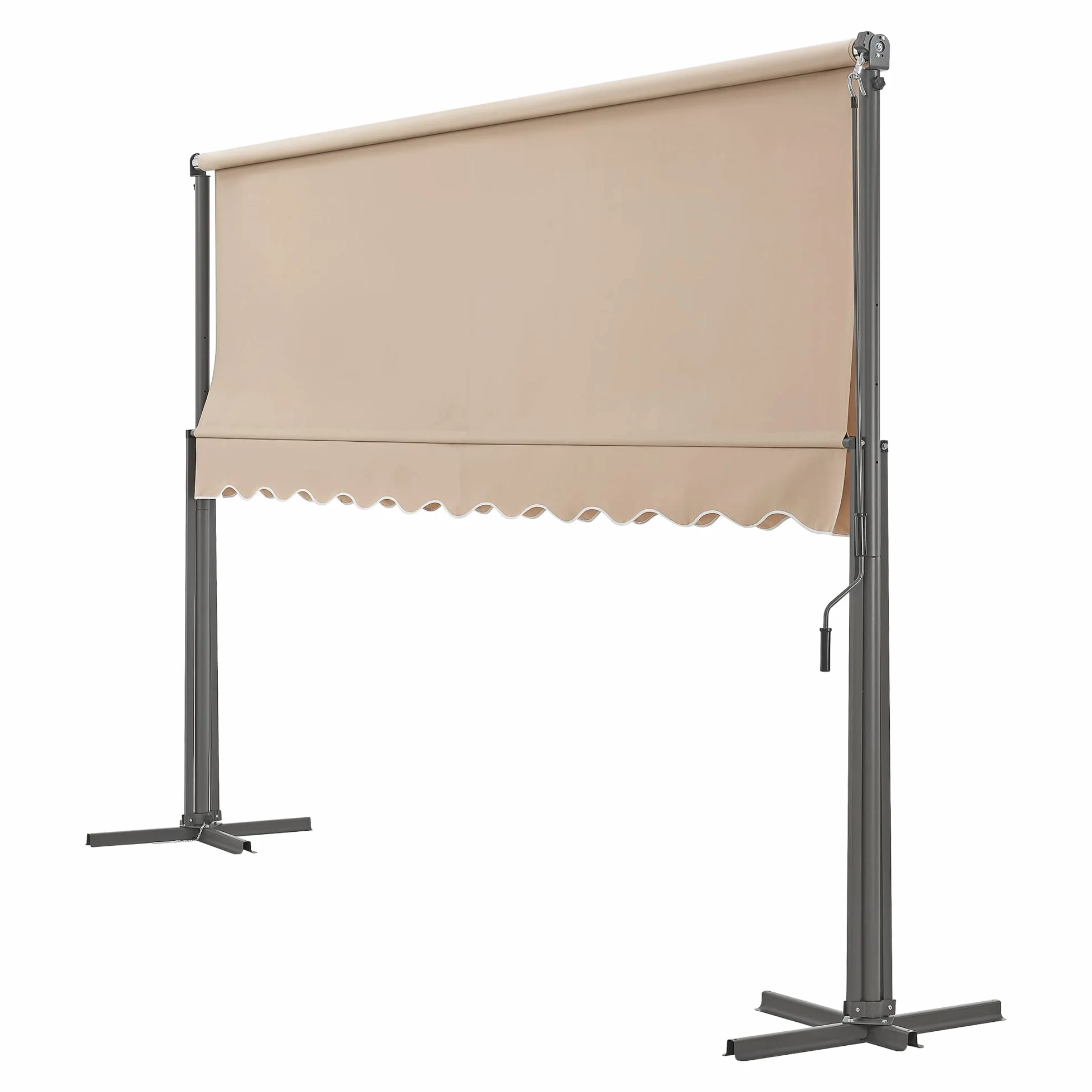 pro.tec Selenizza markiza wolnostojąca 400 x 300 x 260 cm, ogrodowa, ochrona przed słońcem, taras, balkon, piaskowy