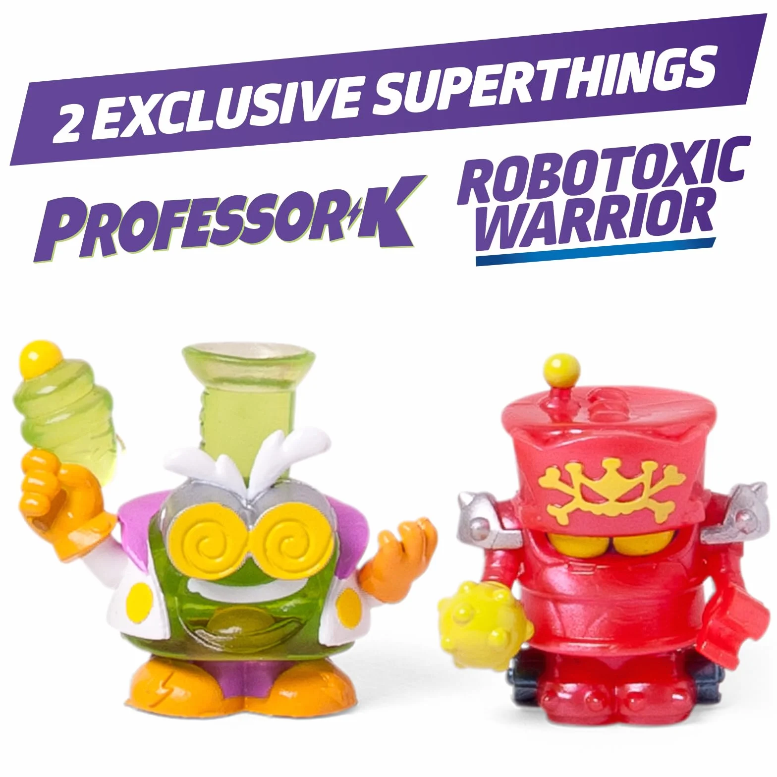 SUPERTHINGS KAZOOM POWER – Hidden Base Professor K. Tajna baza Professora K z animowanego serialu “Kazoom Power”. Zawartość: 1 Hidden Base, 1 ekskluzywny Professor K, 1 ekskluzywny Robotoxic