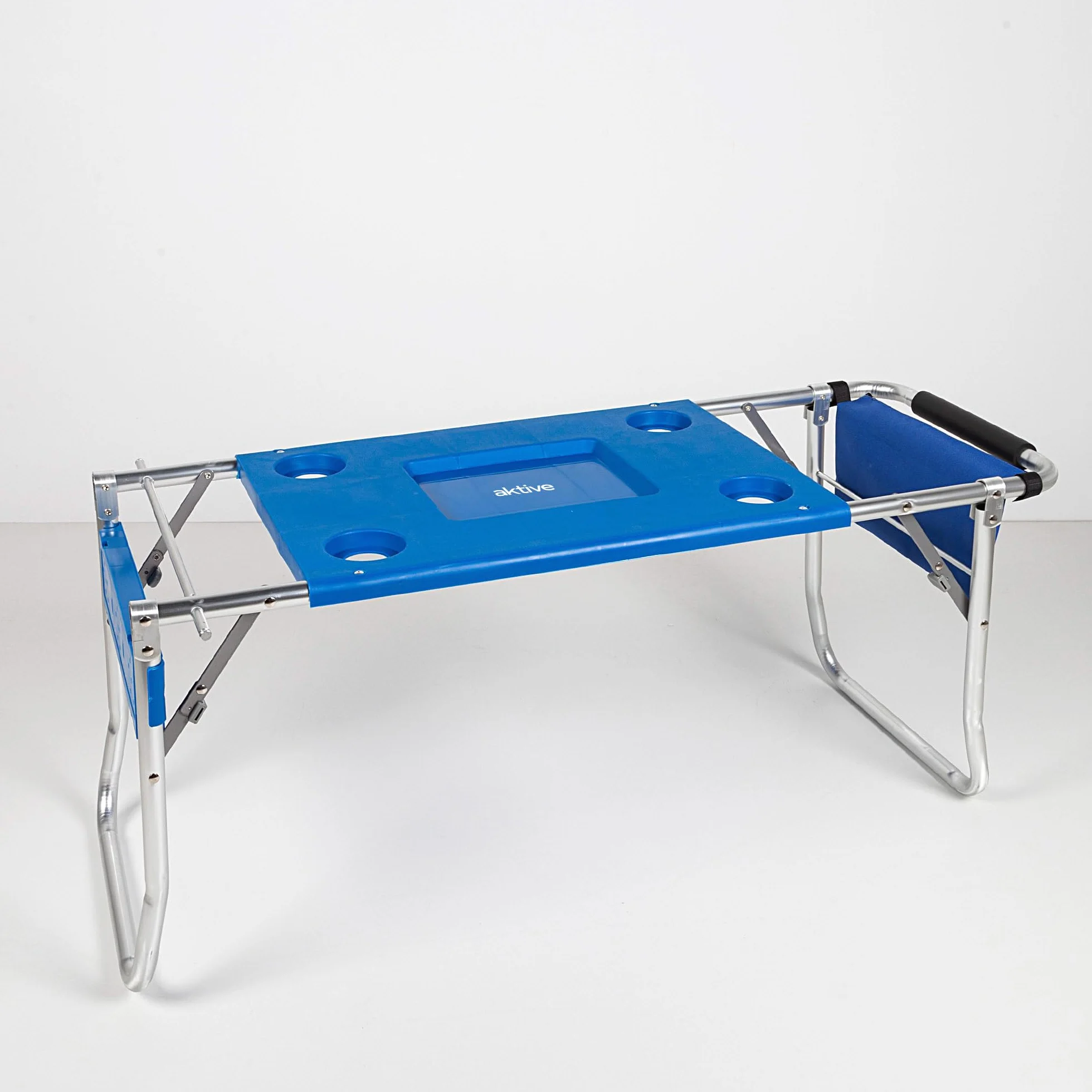 AKTIVE Składany wózek plażowy 2 w 1 50,5x45,5x104,5 cm 30 kg