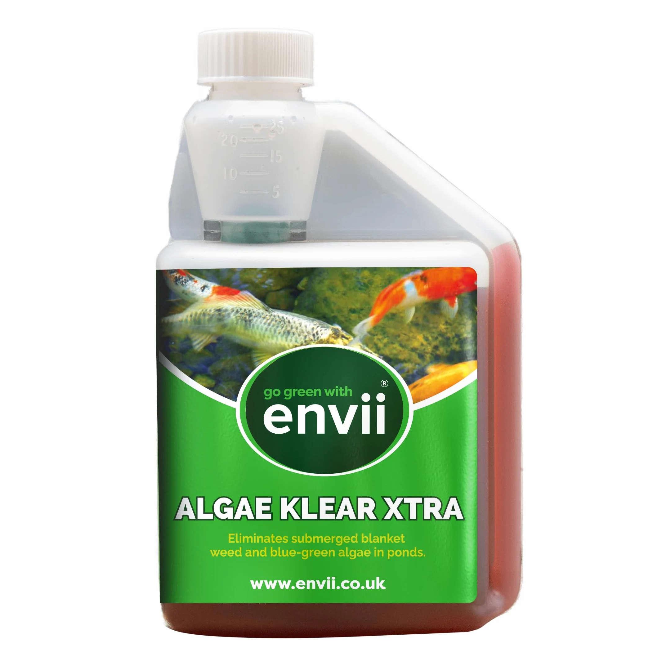 Envii Algae Klear Xtra – Środek do zwalczania chwastów w stawach, bezpieczny dla ryb, 10 000 L