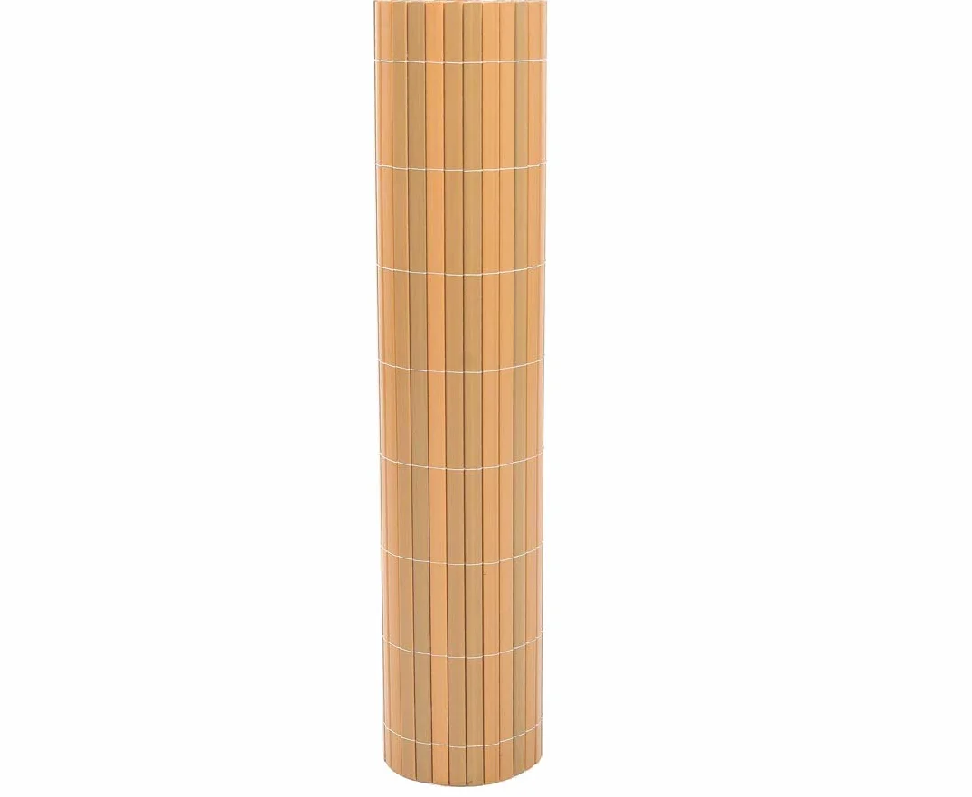 Osłona balkonowa Sylt2 90 x 300 cm teak mata maskująca przed wzrokiem słońcem wiatrem