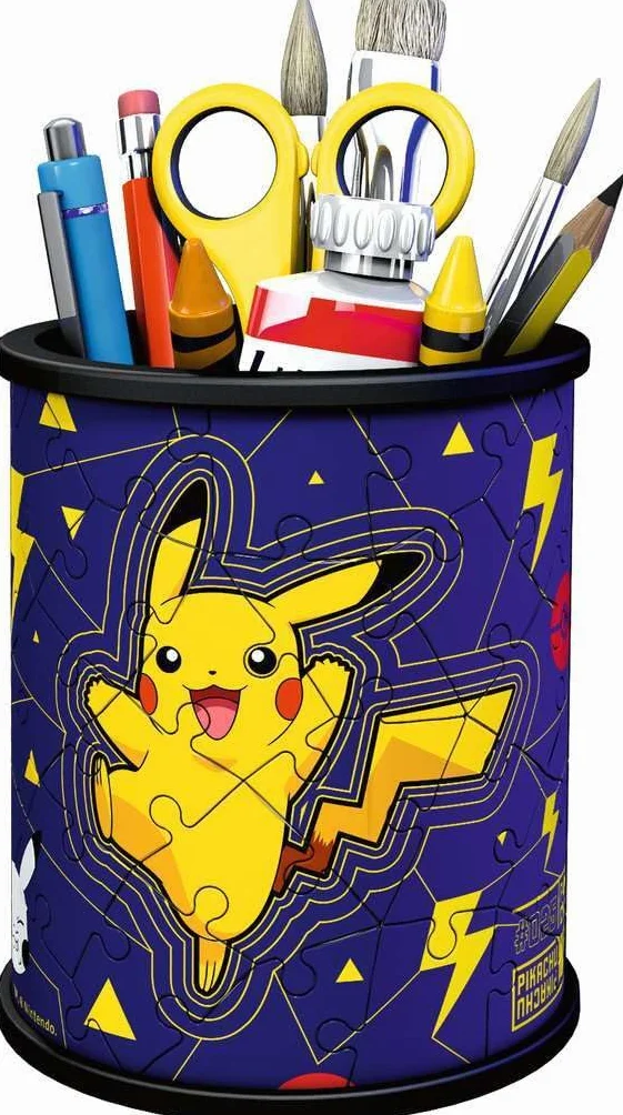 Ravensburger, Puzzle 3D Przybornik Pikachu 54 elementy