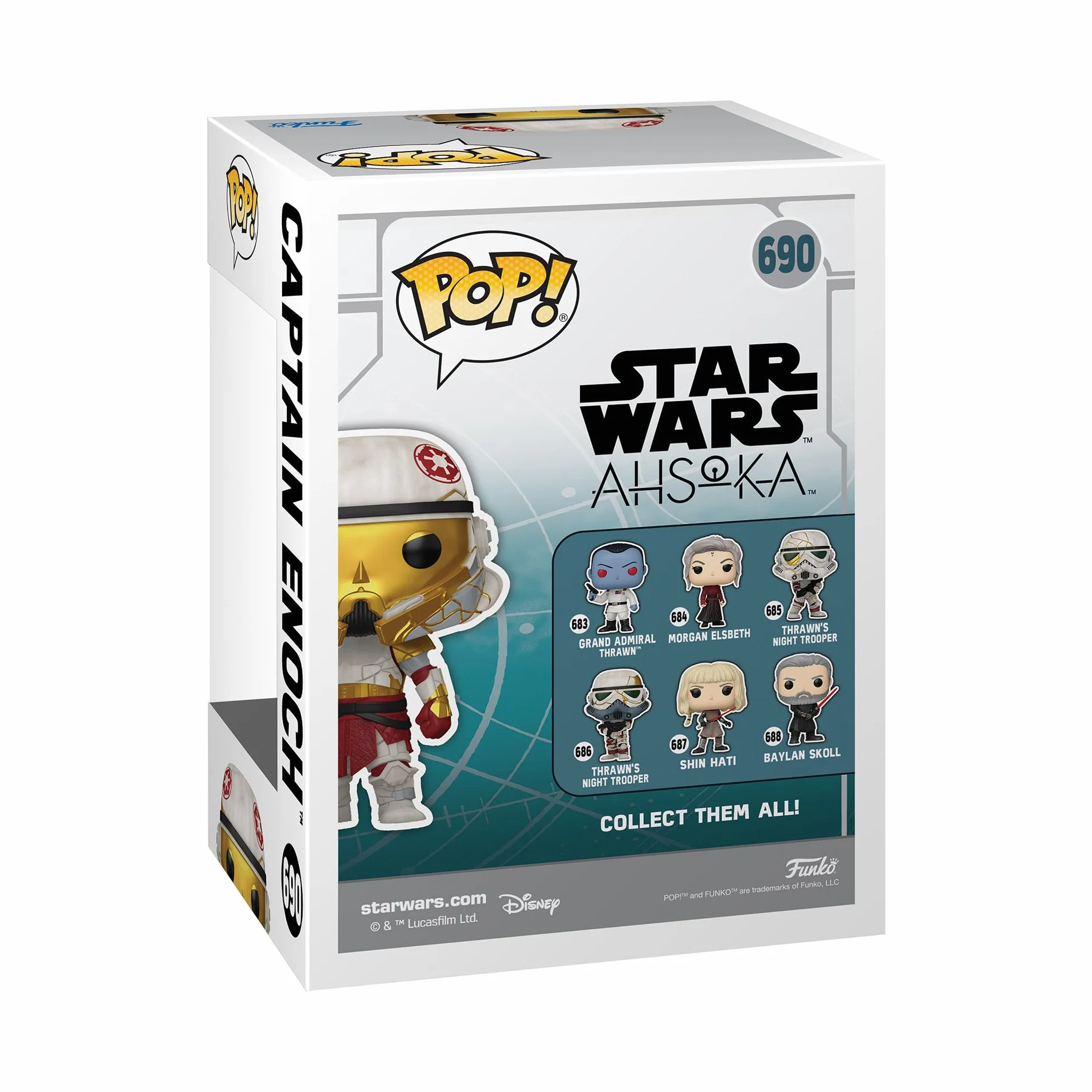 Funko POP! Star Wars: Ahsoka - Wyłączność Amazon - Kolekcjonerska figurka winylowa - Pomysł na prezent - Oficjalny towar - Zabawki dla dzieci i dorosłych - Fani TV