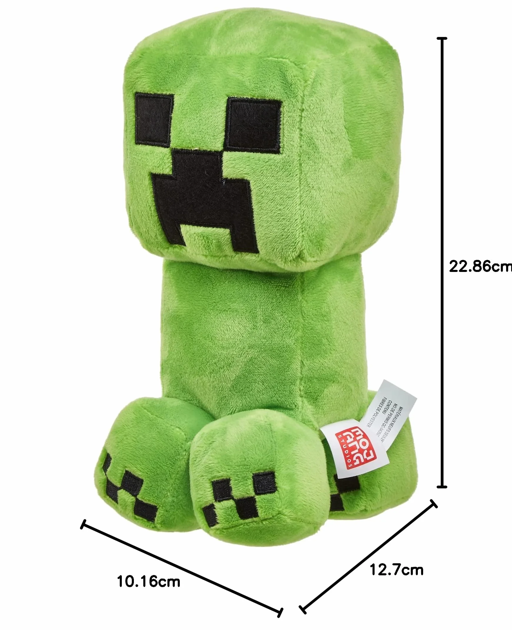 Minecraft Pluszak (20 cm), prezent kolekcjonerski dla fanów w wieku od 3 lat, HBN40