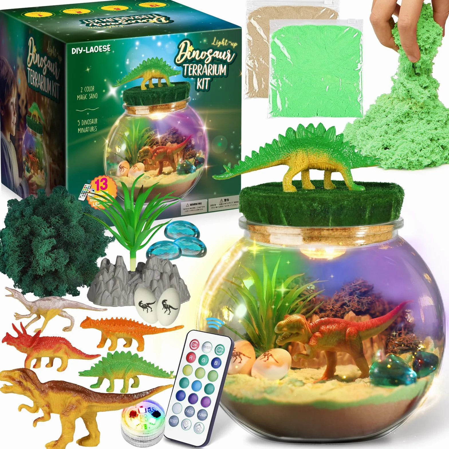 Zestaw dinozaurów Terrarium dla dzieci
