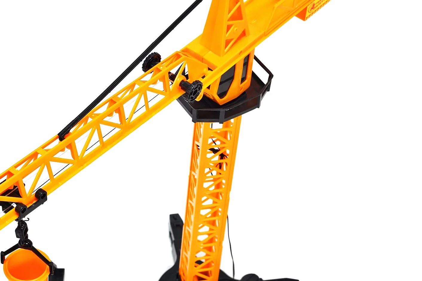 MalPlay 5906190293923 Dźwig Z Wiaderkiem Zdalnie Sterowany Rc ,żólty