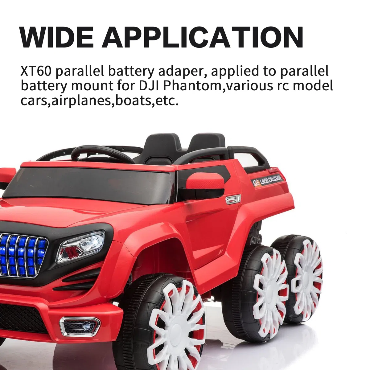 YACSEJAO Złącze serii RC XT60 XT60 1 do 2 równoległe złącze akumulatora do akumulatora RC NiHM Lipo ESC (1 żeńskie na 2 męskie + 2 żeńskie na 1 męskie)