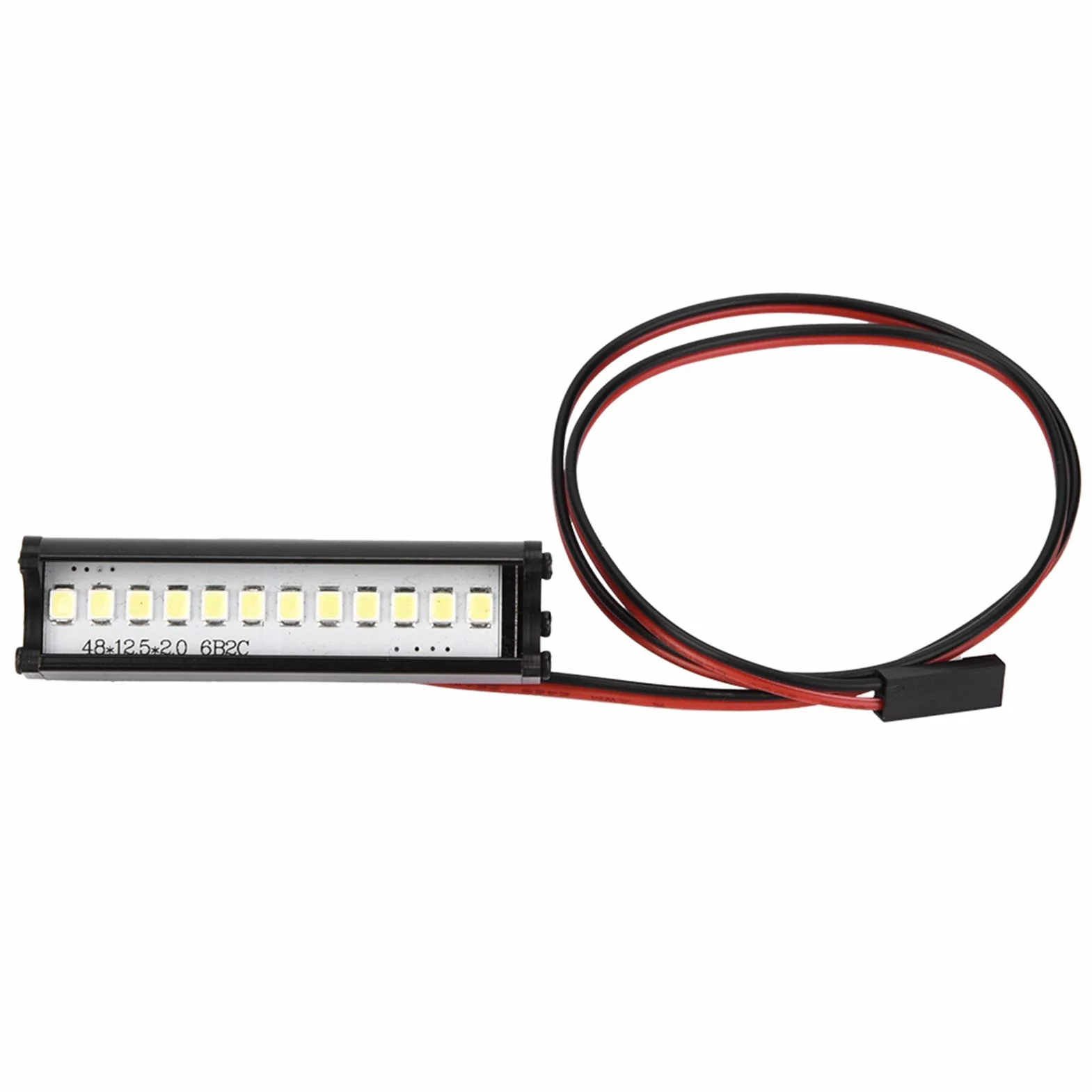 TOPINCN 1:10 część samochodu zdalnie sterowanego listwa świetlna LED do 90046 90048 SCX10, trwały materiał i jasne światła do fajnych modeli samochodów