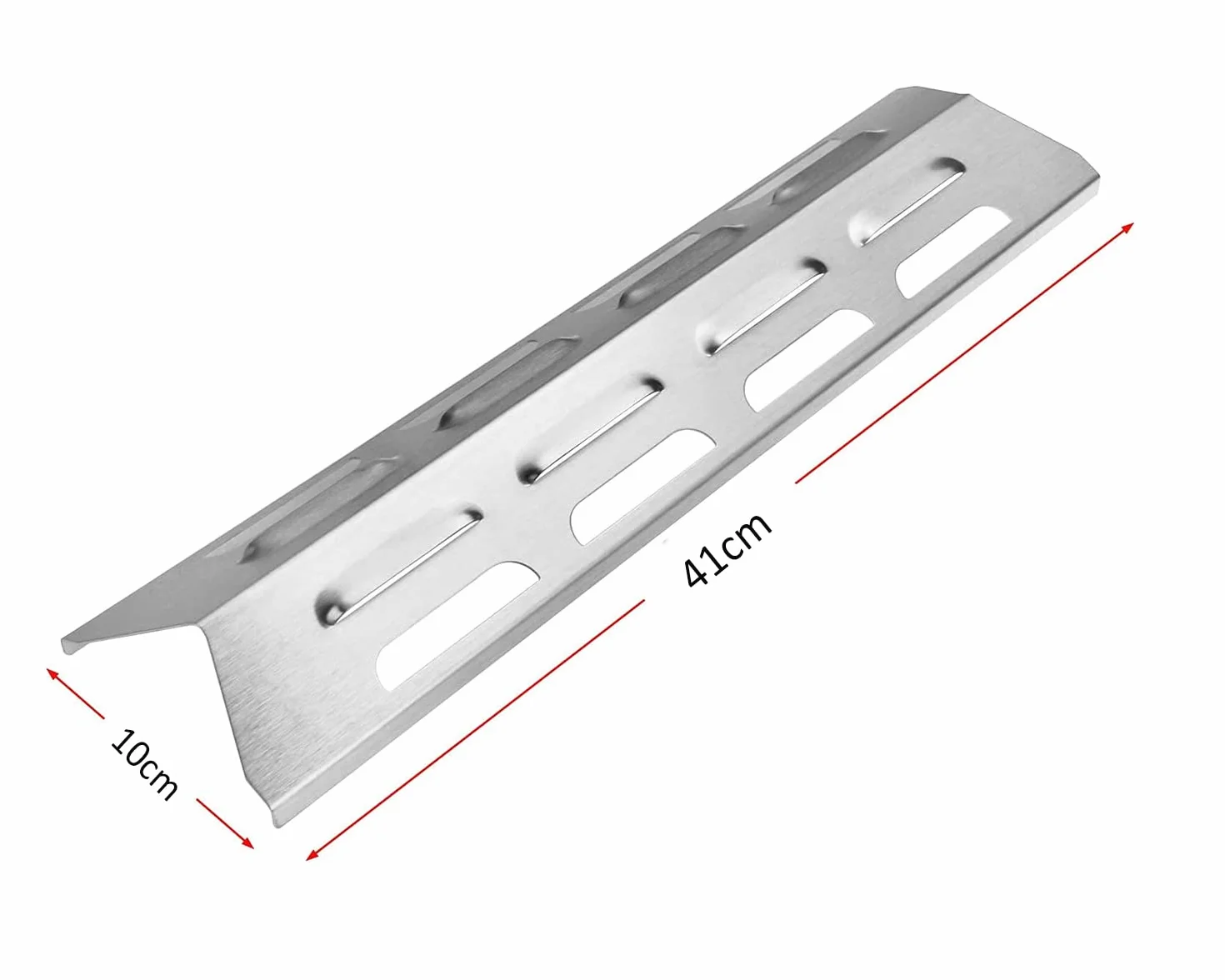 Denmay osłona palnika 41cm stal nierdzewna Flavorizer Bars do Blooma Kansas 4, Ultar 4, Uniflame 4 palniki, Ultra Chef, Tepro Richfield 4 sztuki