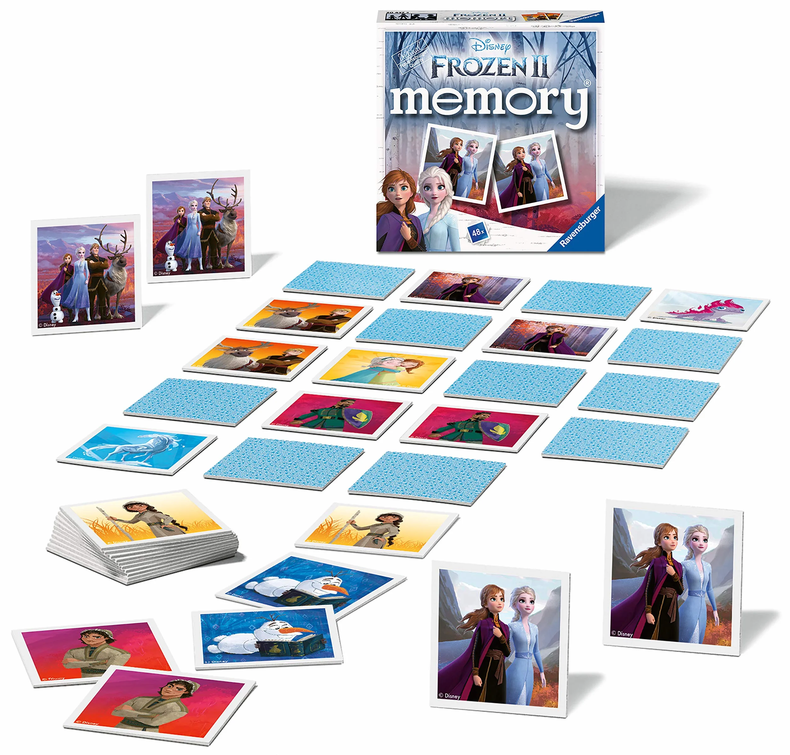 Ravensburger Disney Królowa Lodu 2 miniaturowe obrazy pamięci, gra dla dzieci od 3 lat