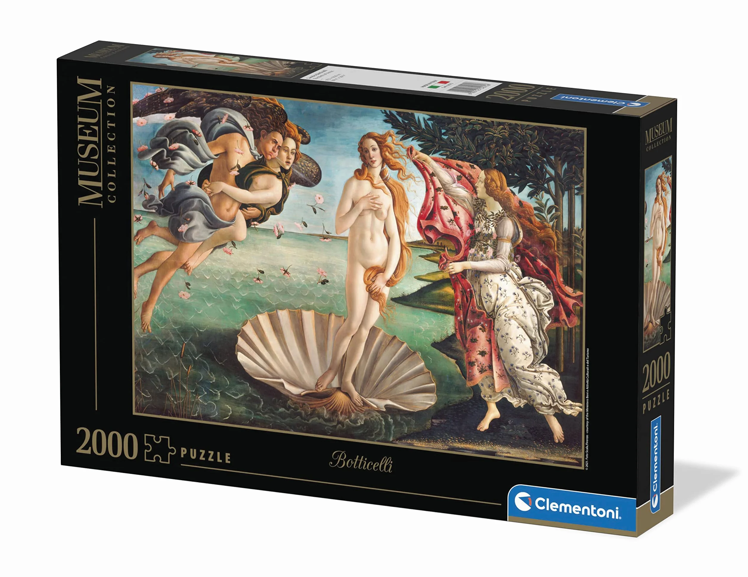 Clementoni - 32572 - Museum Collection Puzzle - Birth Of Venus - 2000 Elementów - Puzzle Dla Dorosłych