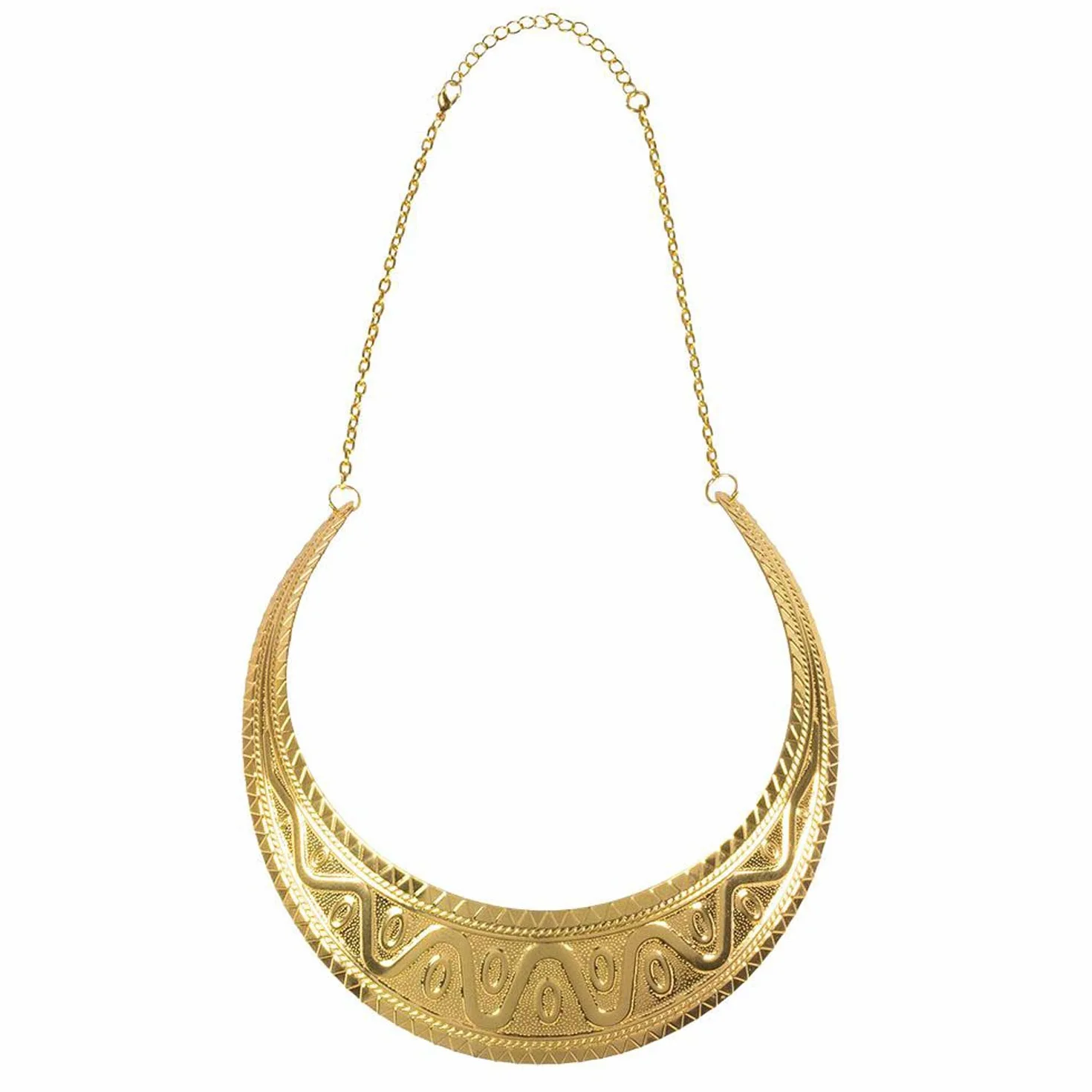 Boland 64423 – naszyjnik Noble of the Nile, złoty łańcuszek, Egipterka, Cleopatra, modna biżuteria, karnawał, impreza tematyczna